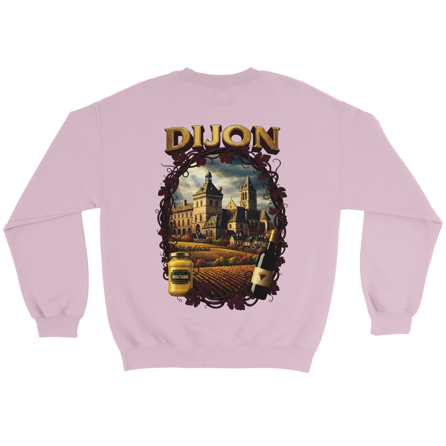 Unisex-Sweatshirt Dijon, Frankreich klassisch Rundhals | Gildan® 18000