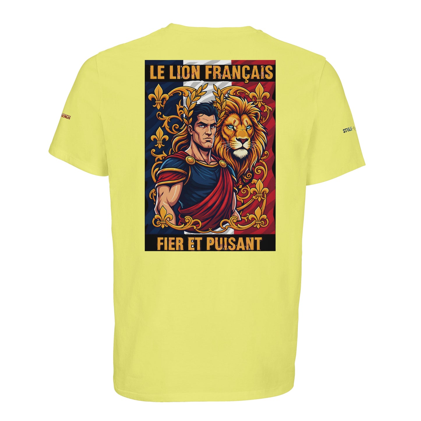 Men's T-shirt strong lion French style organic in conversion cotton | SOL'S Legend 03981