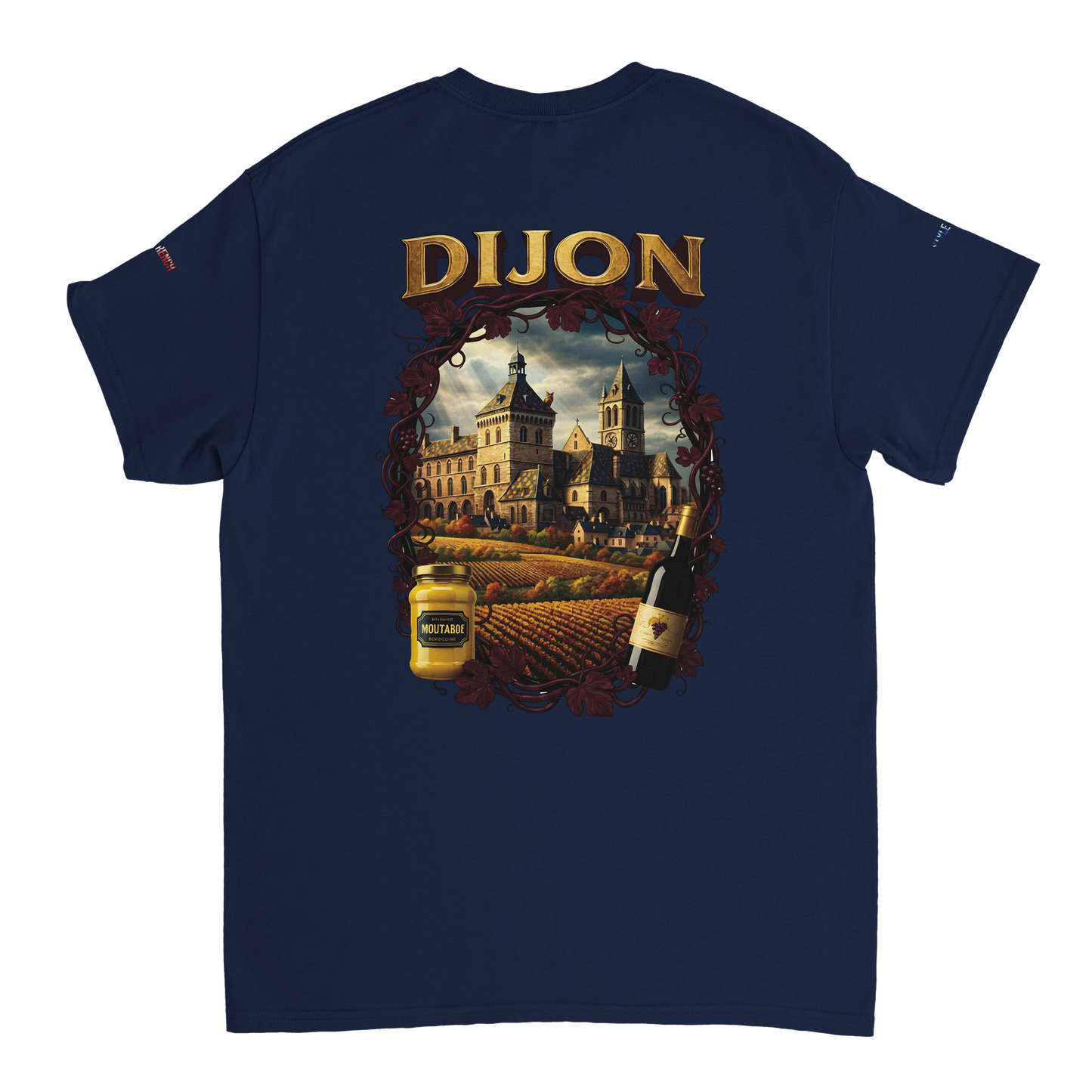 Unisex T-Shirt Dijon Stadt Frankreich dick Rundhals | Gildan® 5000