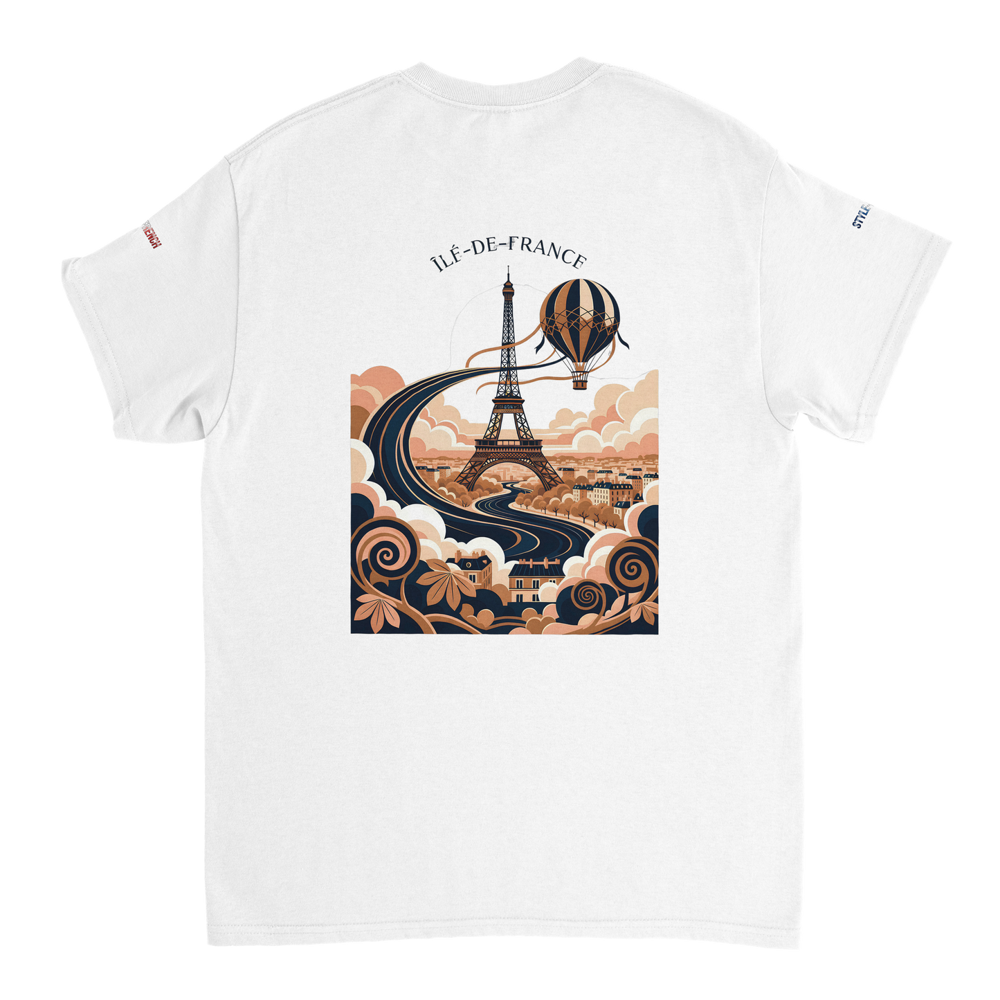 Unisex T-Shirt Île-de-France dick rundhals | Gildan® 5000