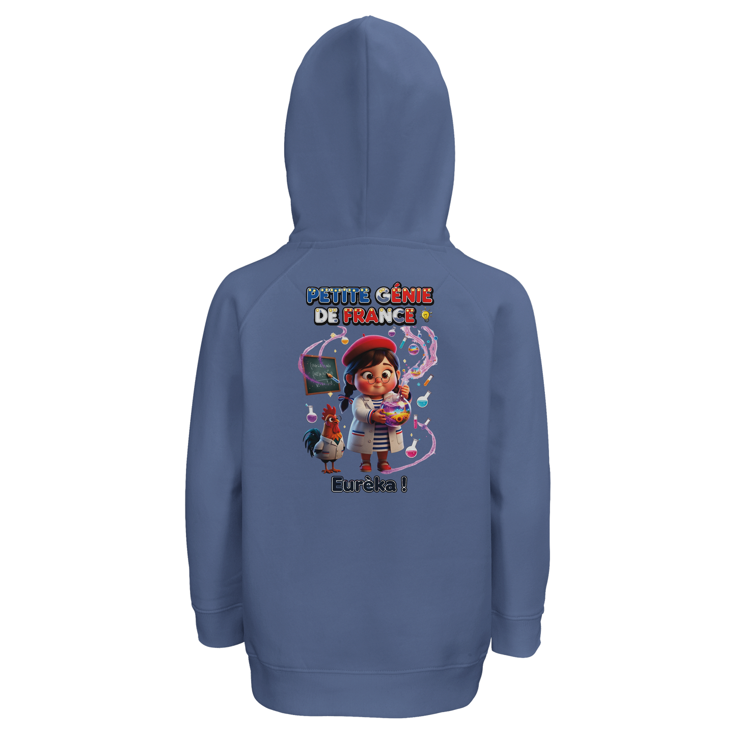 Mädchen-Kapuzenpullover "Kleines Genie aus Frankreich" Bio | SOL'S Stellar Kids 03576