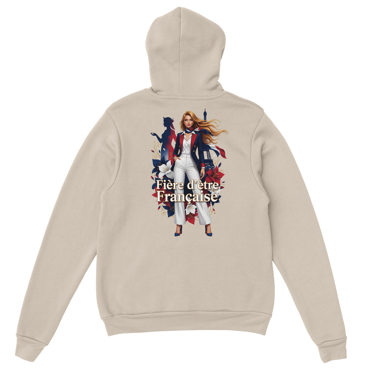 Sweat à capuche fière d'être française   – Doux, chaud et confortable pour l'hiver