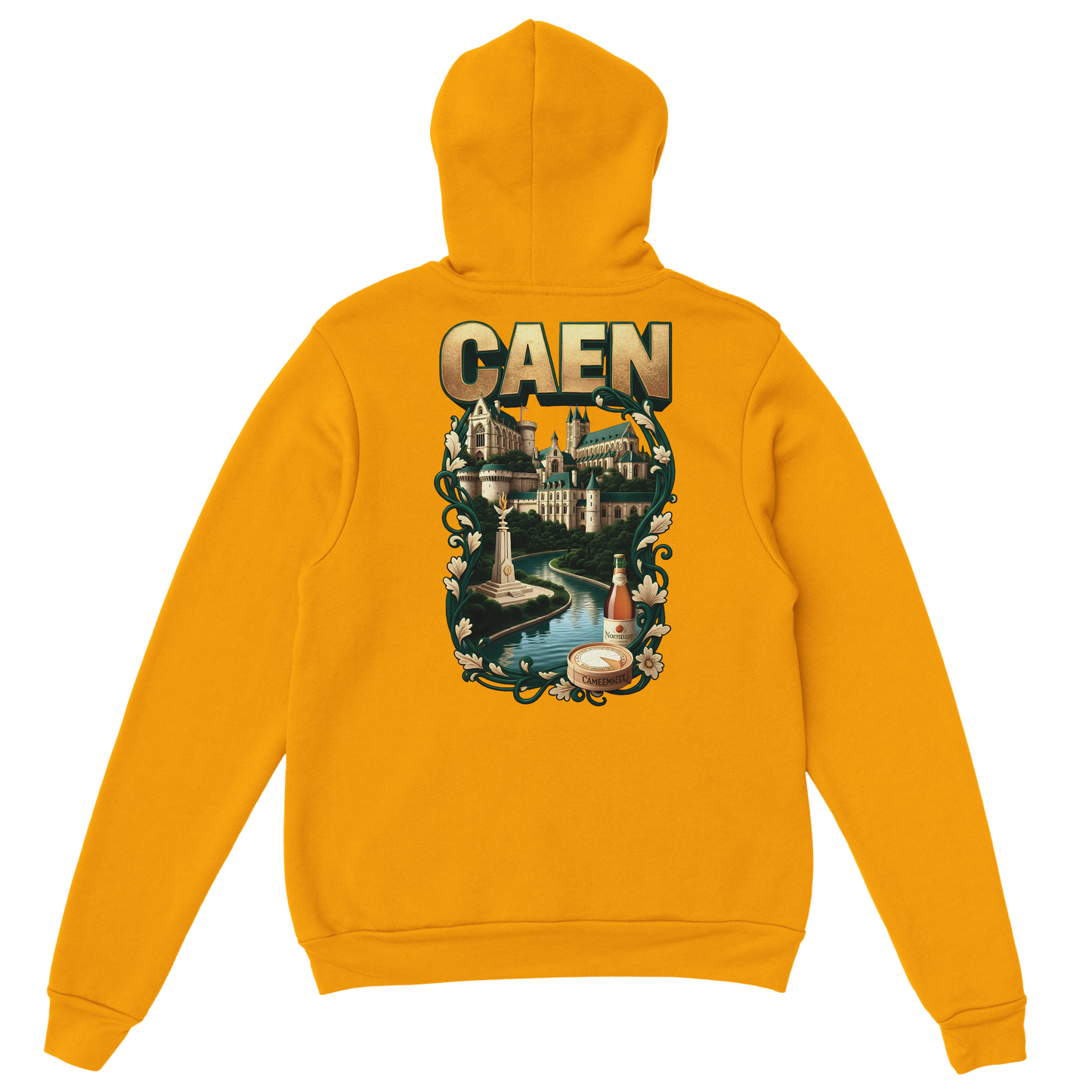 Kapuzenpullover "Caen, Stadt Frankreichs" Unisex Klassiker | Gildan® 18500