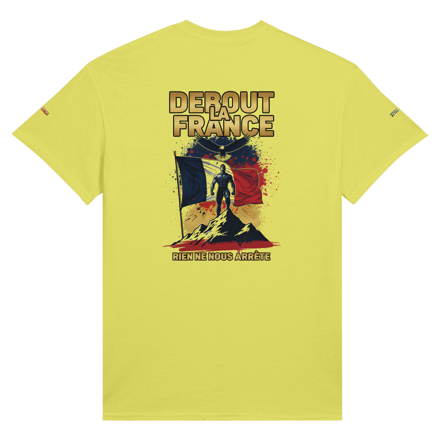 T-Shirt "Debout la France" | Rundhalsausschnitt aus ultra Baumwolle | Gildan 2000
