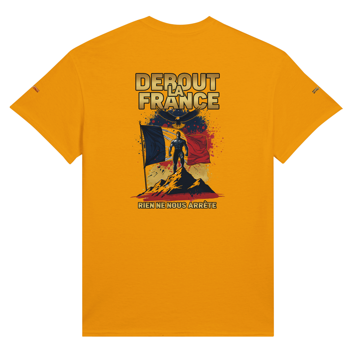 T-Shirt "Debout la France" | Rundhalsausschnitt aus ultra Baumwolle | Gildan 2000