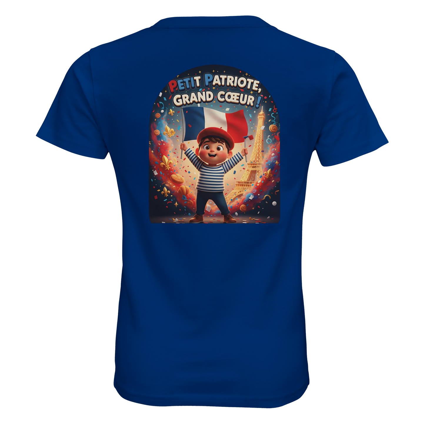 T-shirt Enfant Petit Patriote - Coton Bio Confortable