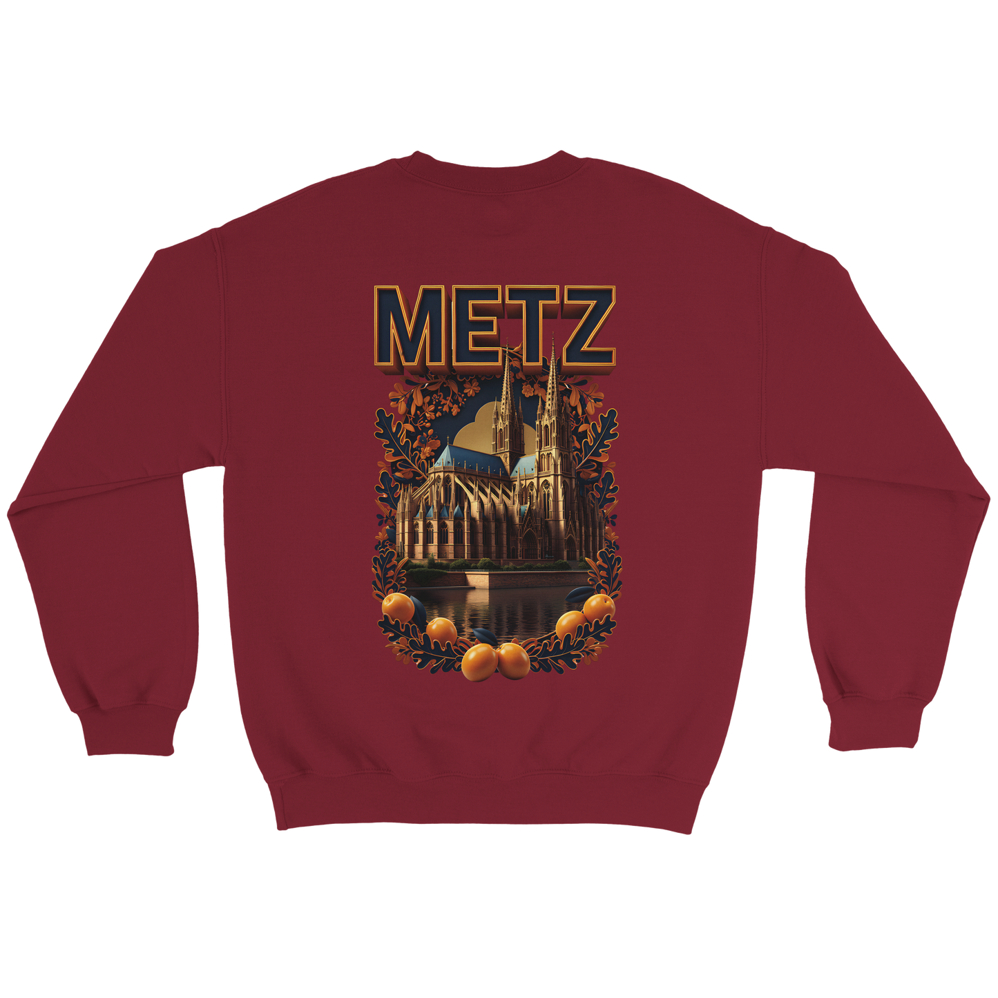 Unisex Sweatshirt Metz France City Classic Crewneck | Gildan® 18000
