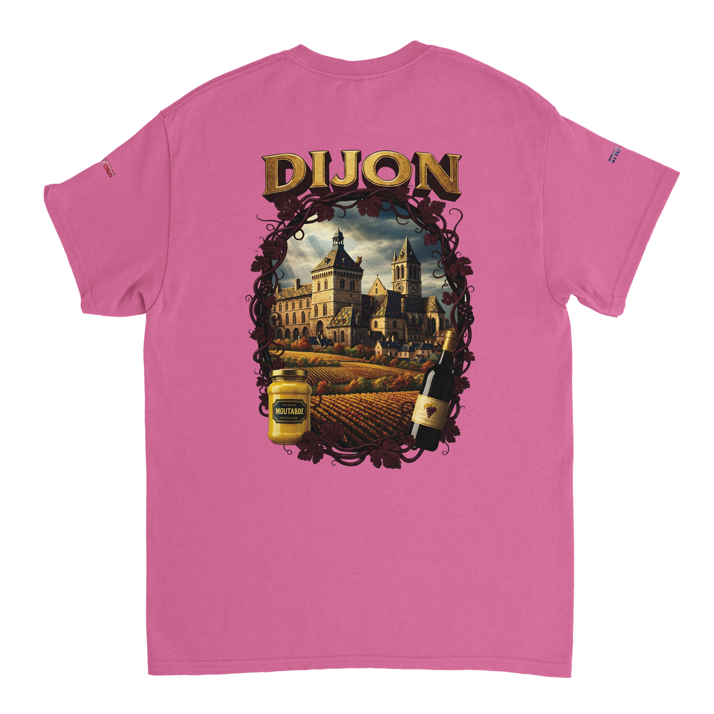 Unisex T-Shirt Dijon Stadt Frankreich dick Rundhals | Gildan® 5000