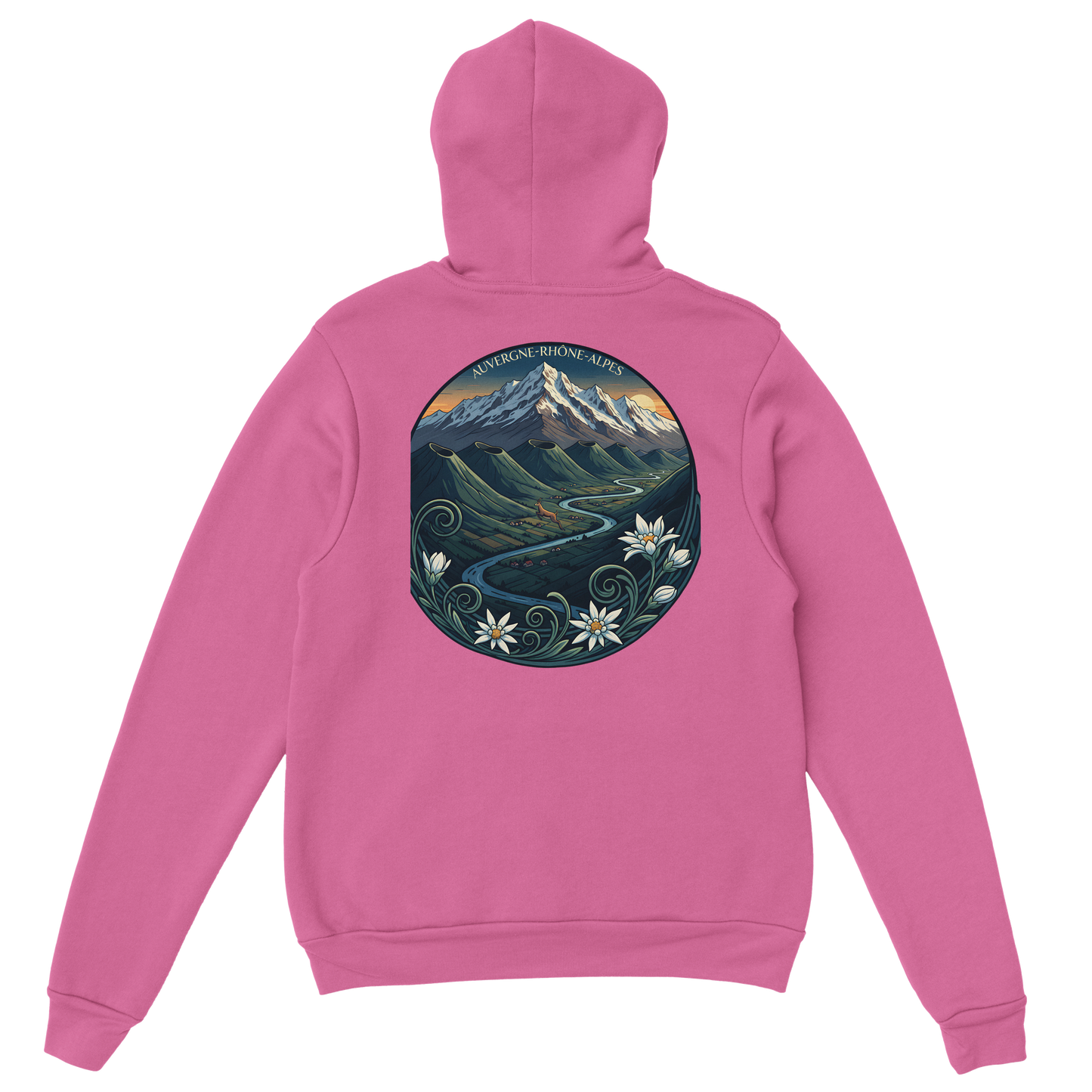 Klassischer Unisex-Kapuzenpullover Auvergne-Rhône-Alpes | Gildan® 18500
