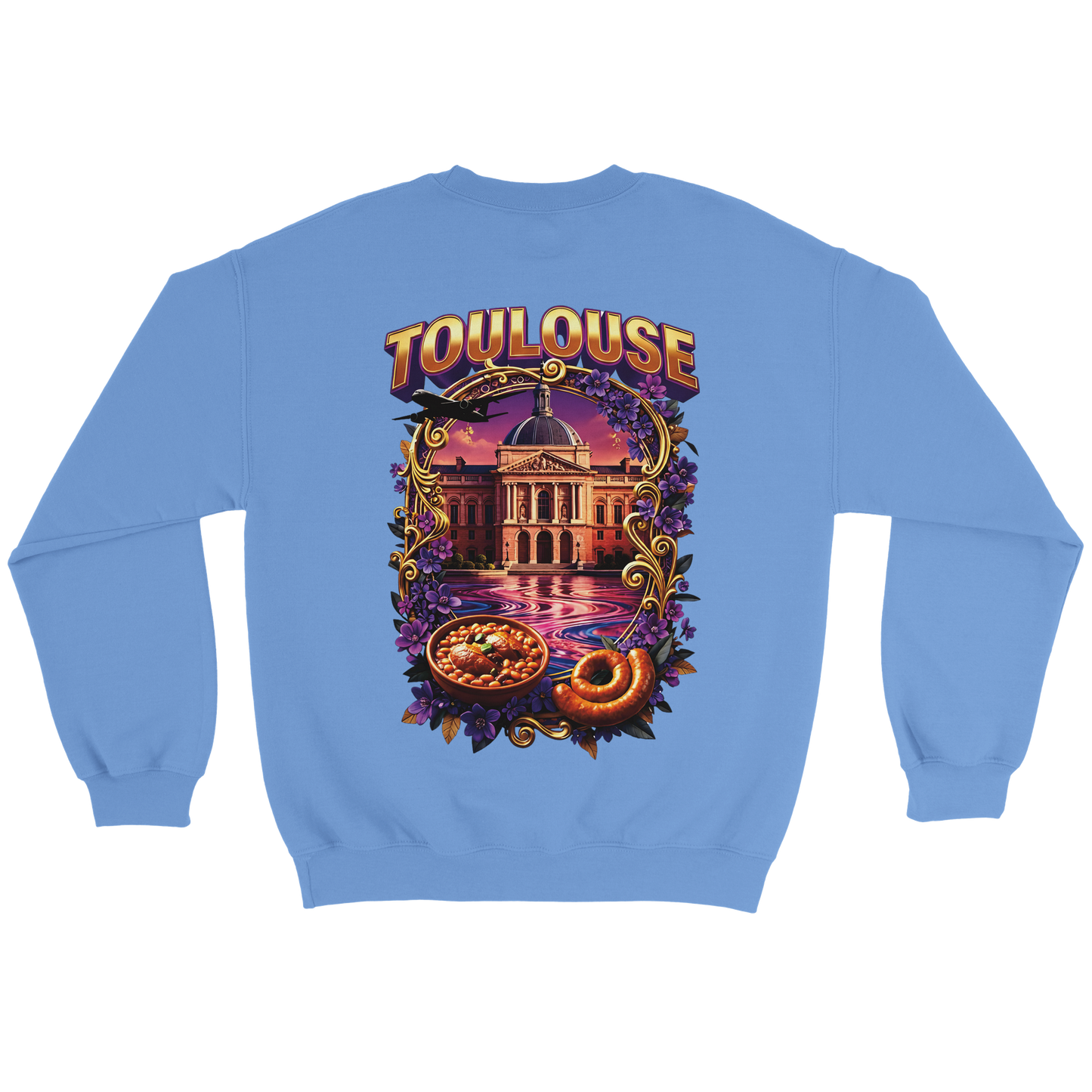 Unisex Sweatshirt Toulouse Classic French City Crewneck | Gildan® 18000