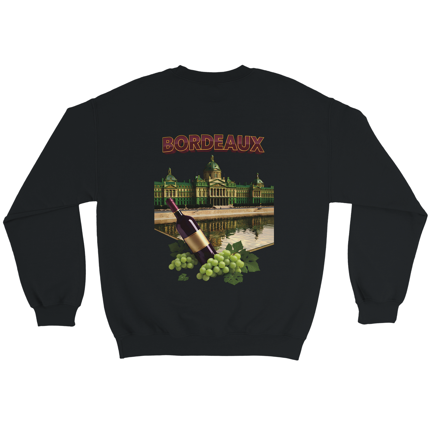 Unisex city burgundy classic crewneck sweatshirt | Gildan® 18000