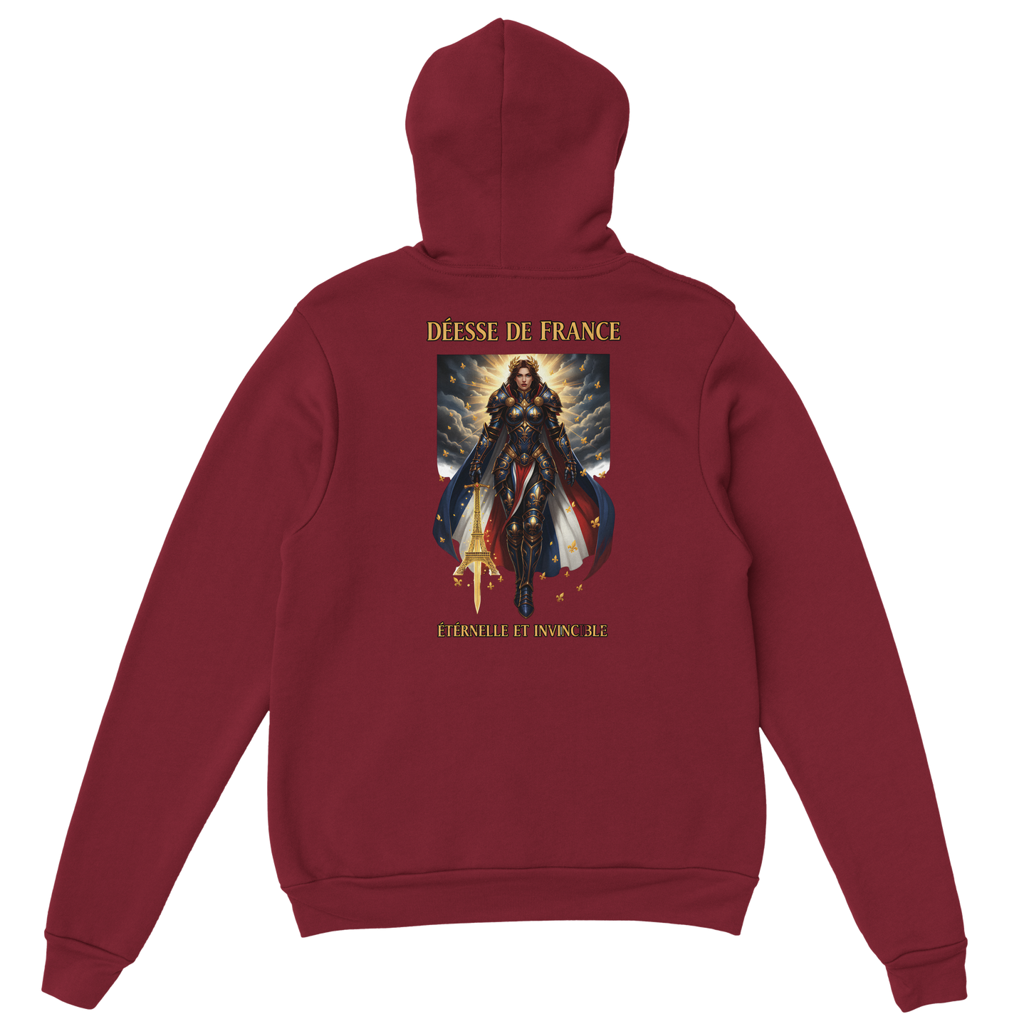 Damen-Kapuzenpullover „French Goddess“ im klassischen French-Stil | Gildan® 18500