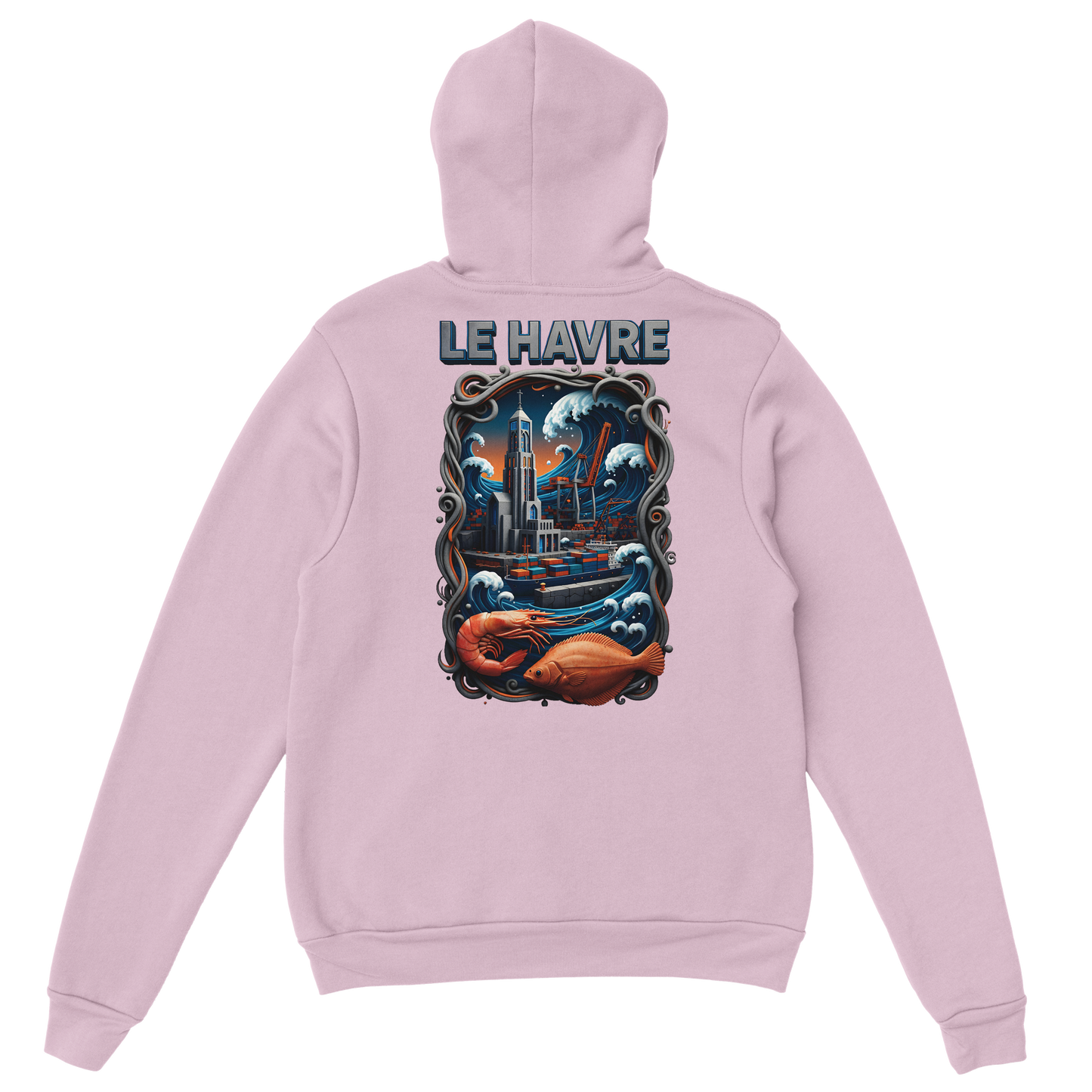 Sweat à capuche unisexe Le Havre
