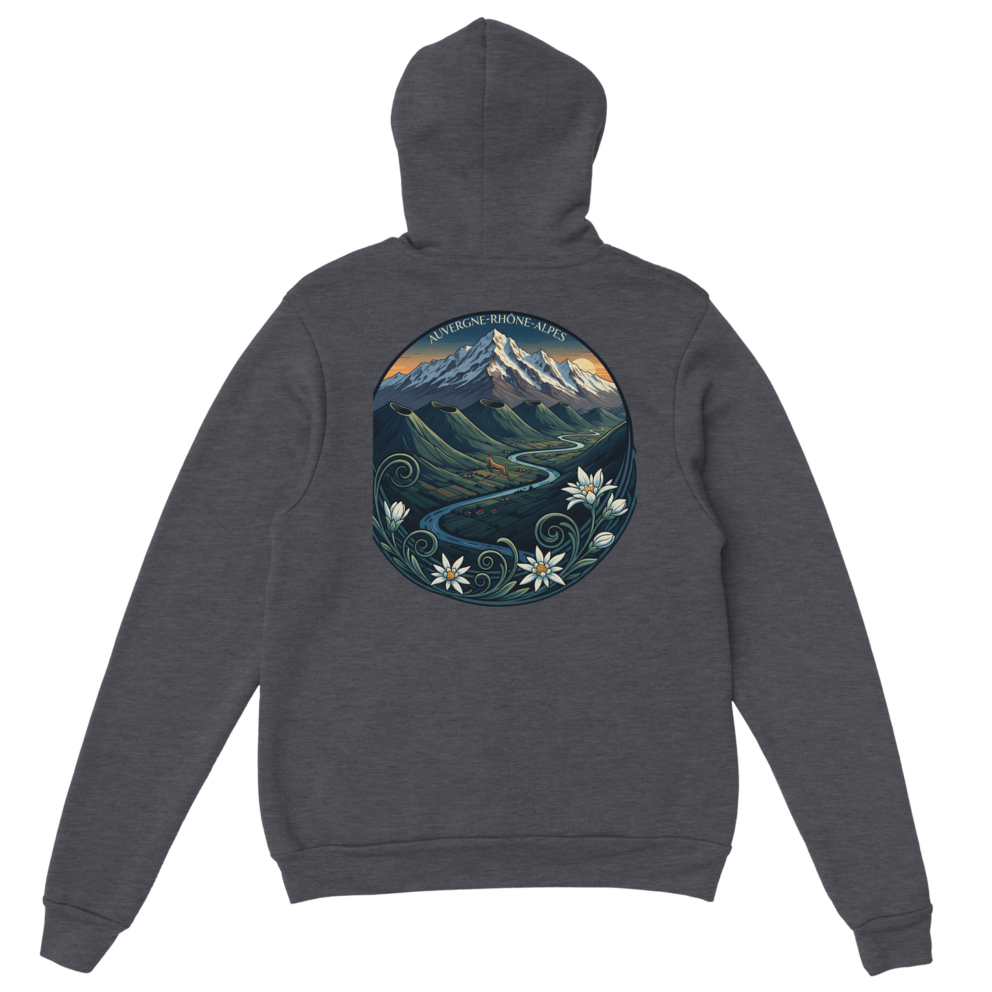 Klassischer Unisex-Kapuzenpullover Auvergne-Rhône-Alpes | Gildan® 18500