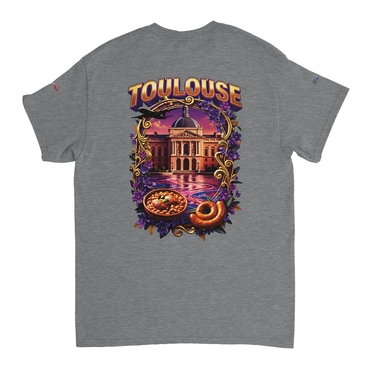 - Unisex Toulouse city of France heavy crewneck t-shirt | Gildan® 5000