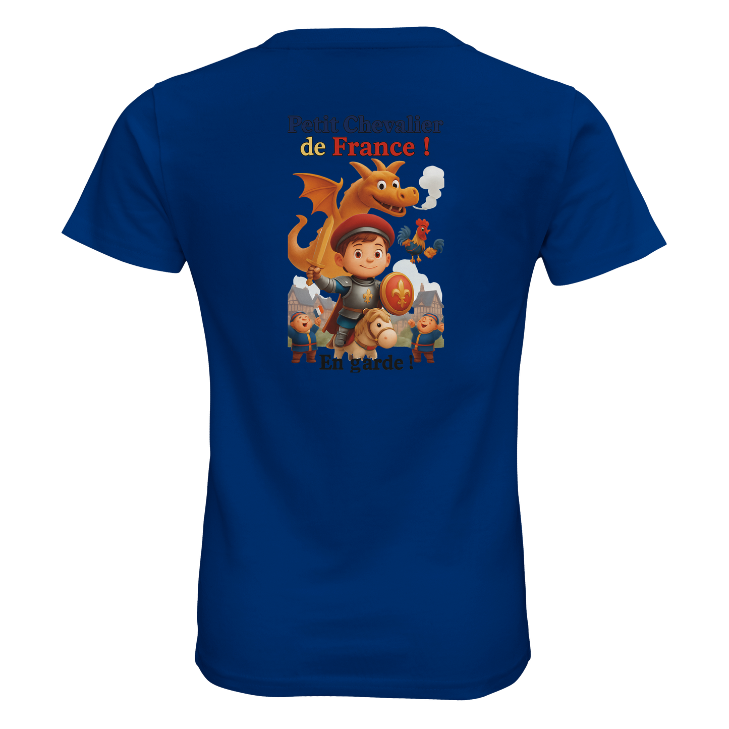 T-Shirt Jungen kleiner Ritter Frankreichs, aus Bio-Baumwolle, schmal geschnitten | SOL'S Pioneer Kids 03578