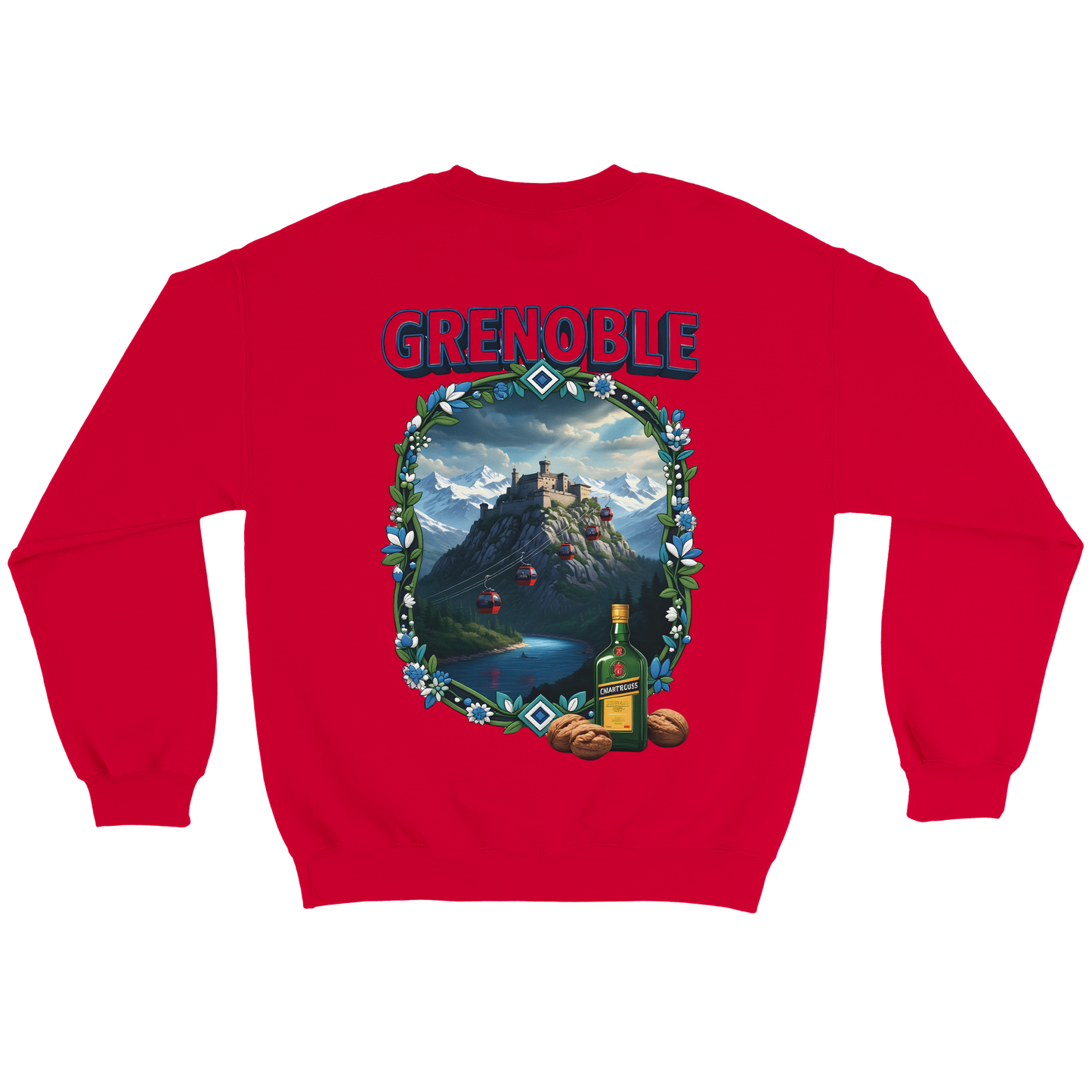 Grenoble city of France classic unisex crewneck sweatshirt | Gildan® 18000