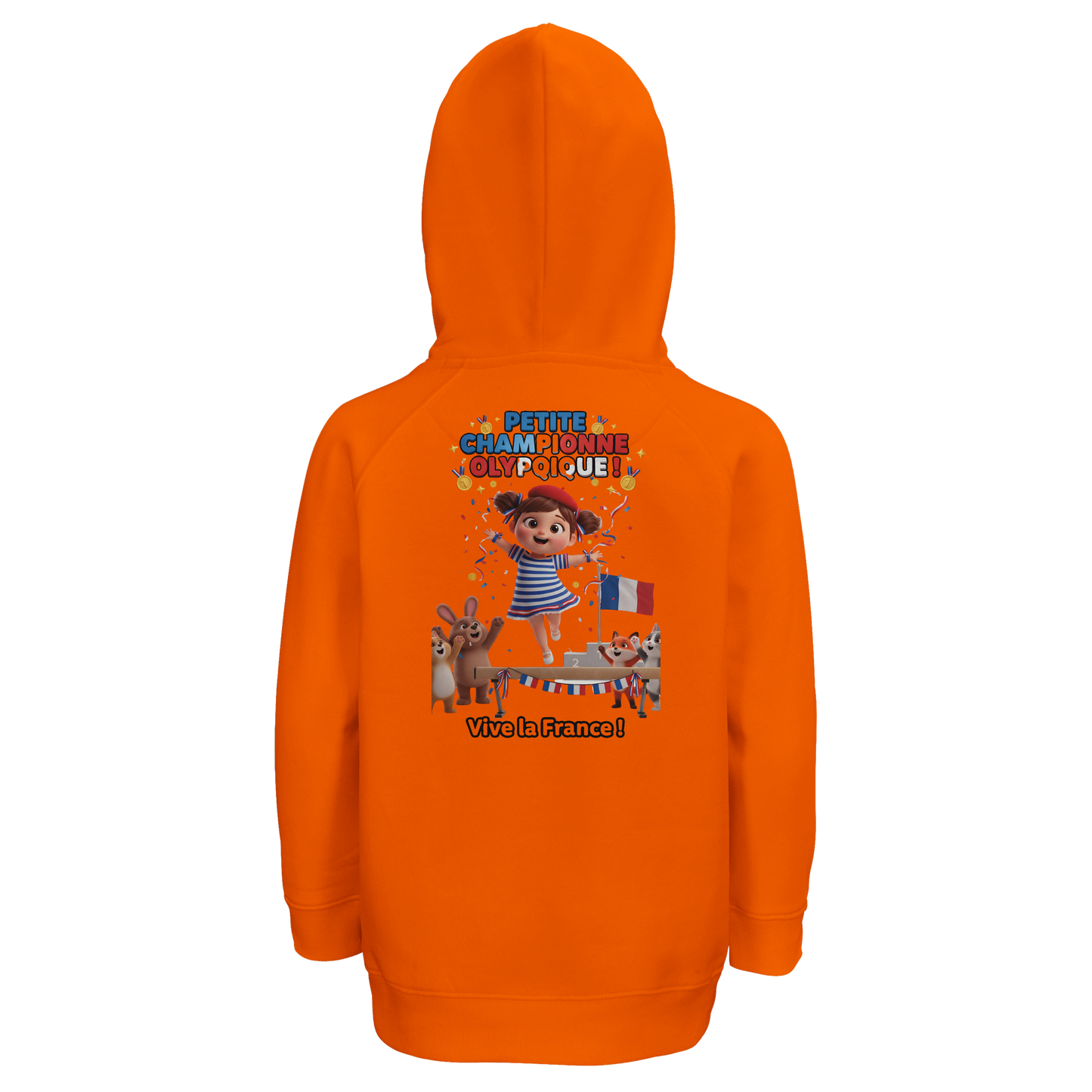 Girls' hooded sweatshirt little Olympic champion organic | SOL'S Stellar Kids 03576