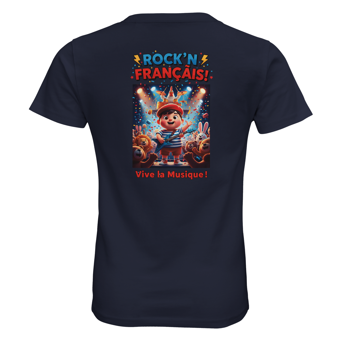 T-Shirt Junge Rock'n Français Bio tailliert | SOL'S Pioneer Kids 03578