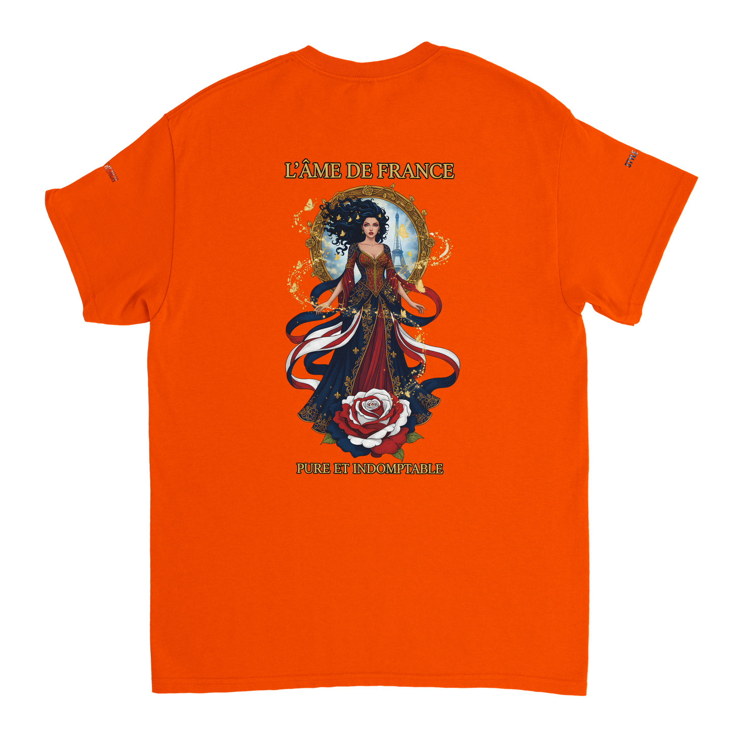 Women's T-shirt The Soul of France French Style Heavyweight Crewneck | Gildan® 5000