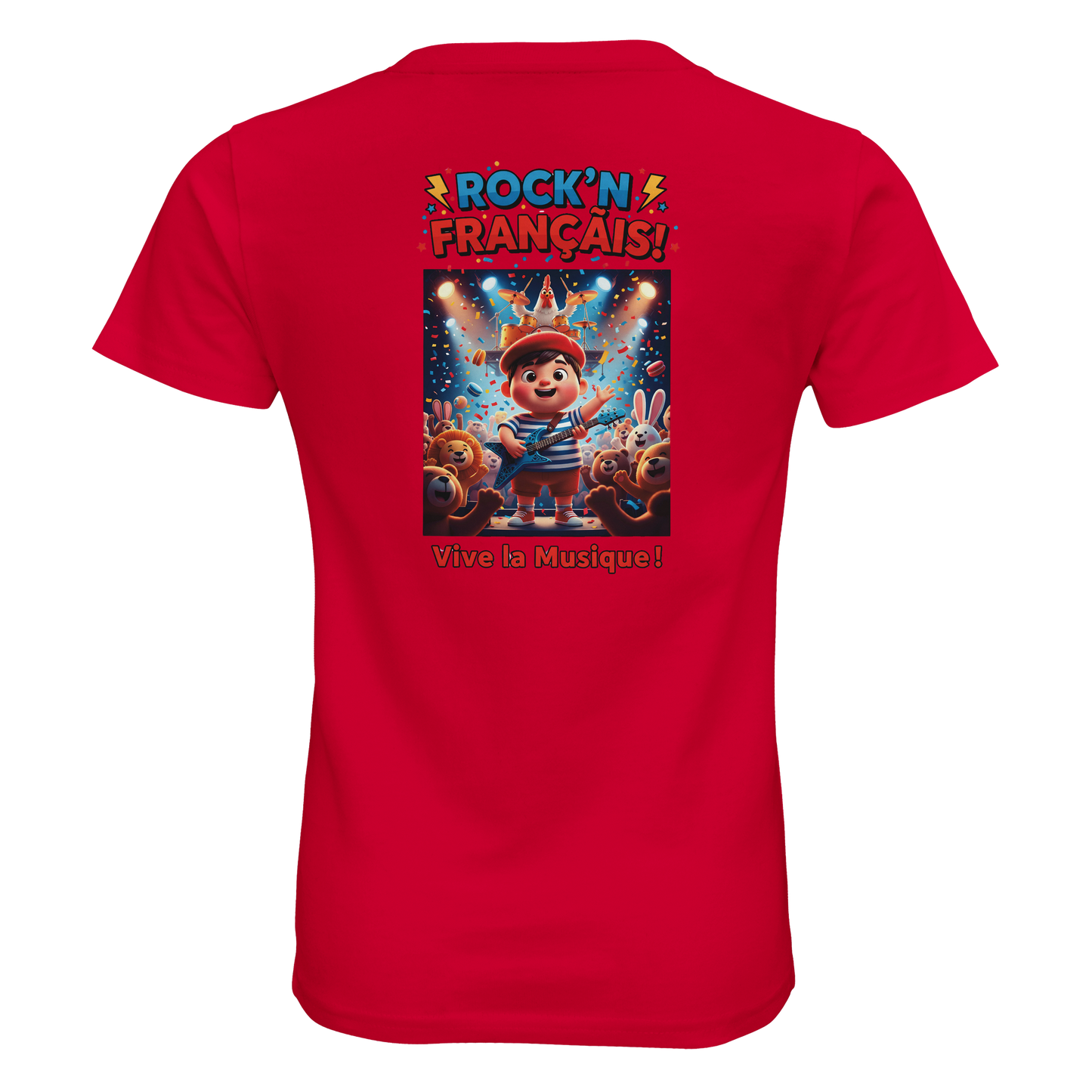 T-Shirt Junge Rock'n Français Bio tailliert | SOL'S Pioneer Kids 03578