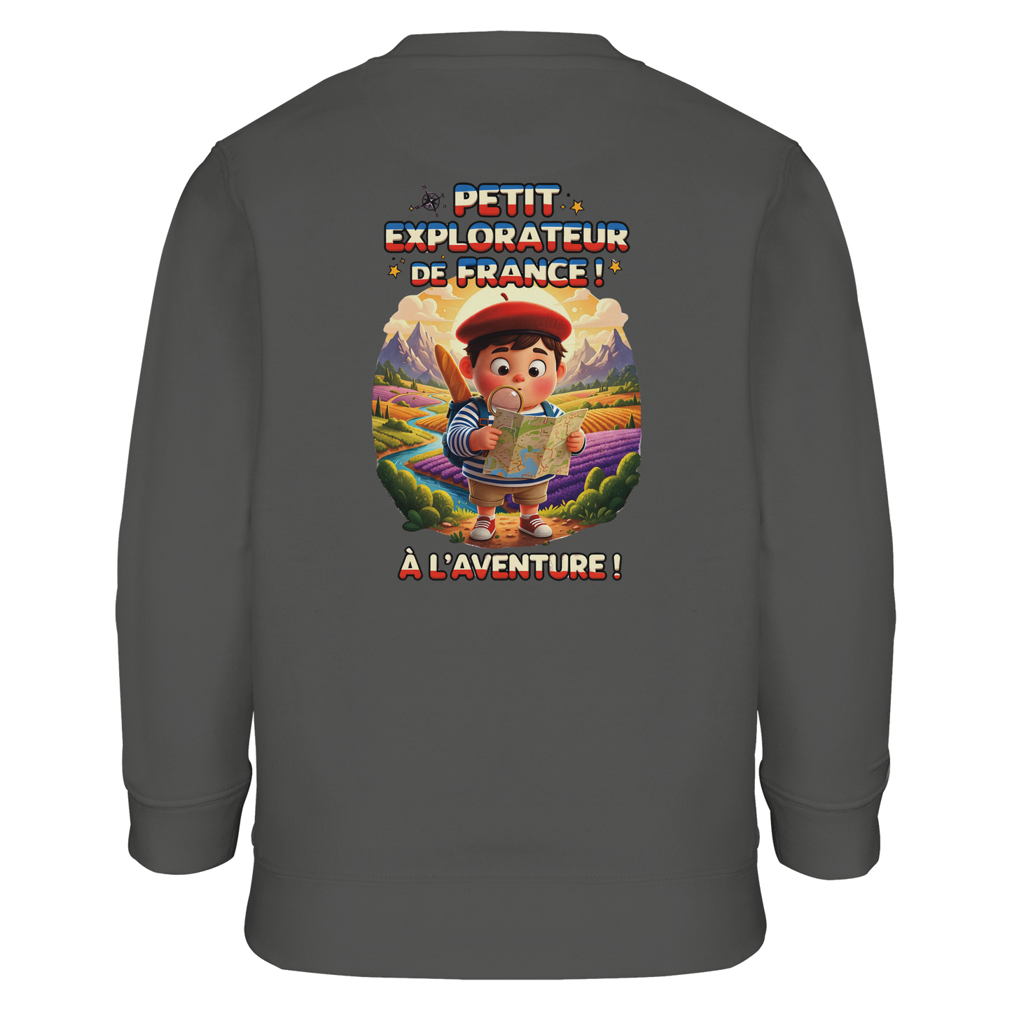 Boy's Little Explorer sweatshirt, French style, recycled blend | SOL'S Columbia Kids 04239