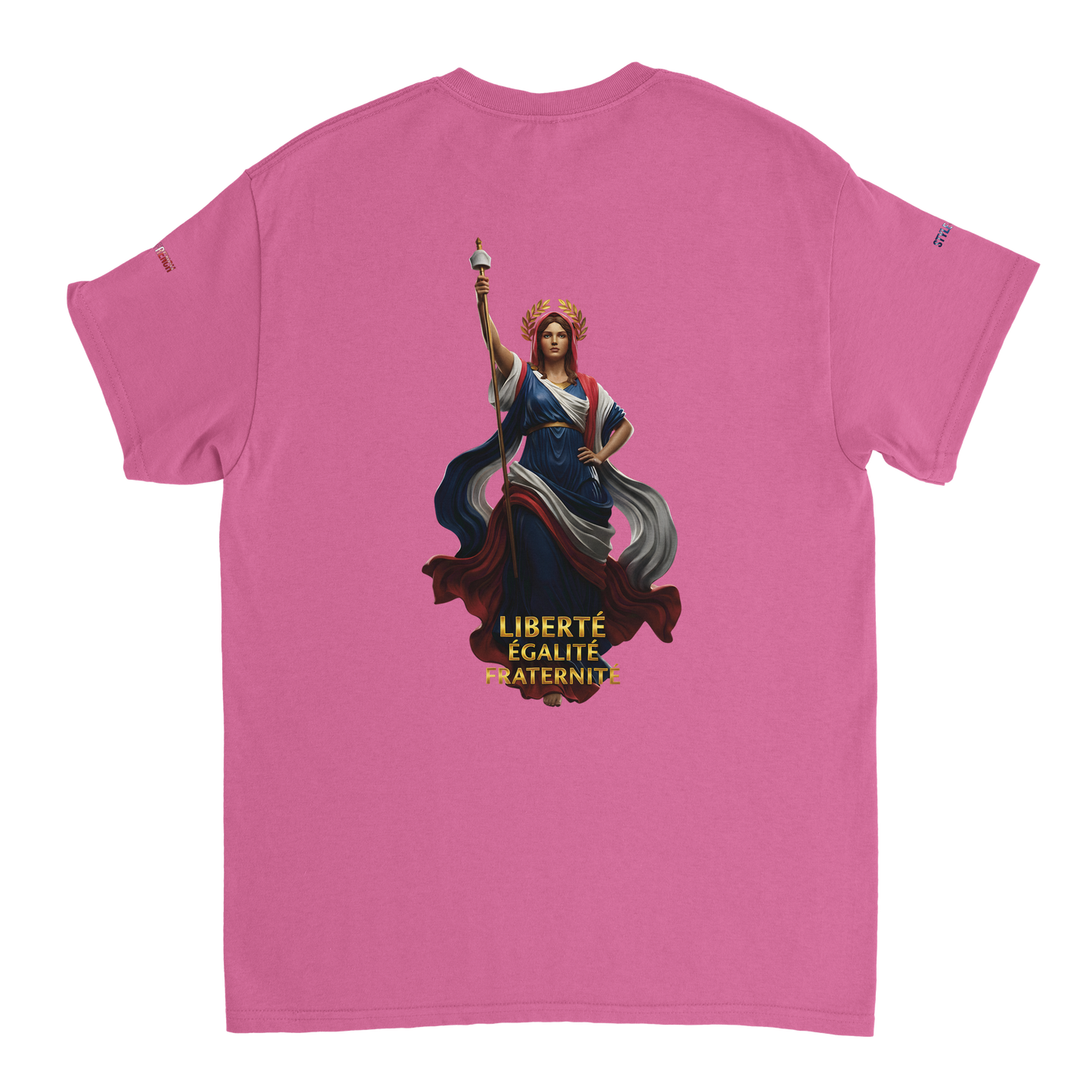 T-Shirt femme  France Patriote   - Coton Premium - Coupe Classique