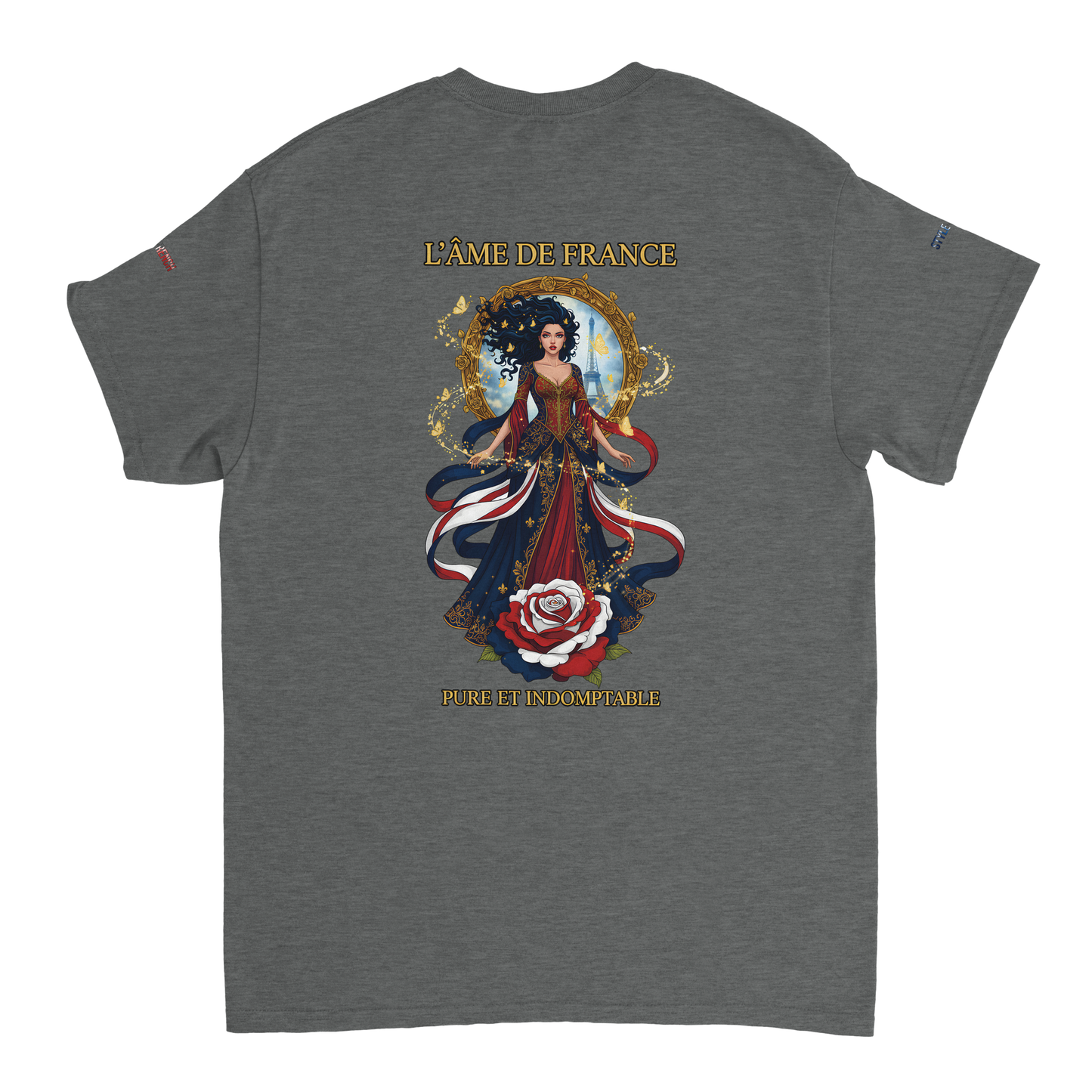 Women's T-shirt The Soul of France French Style Heavyweight Crewneck | Gildan® 5000