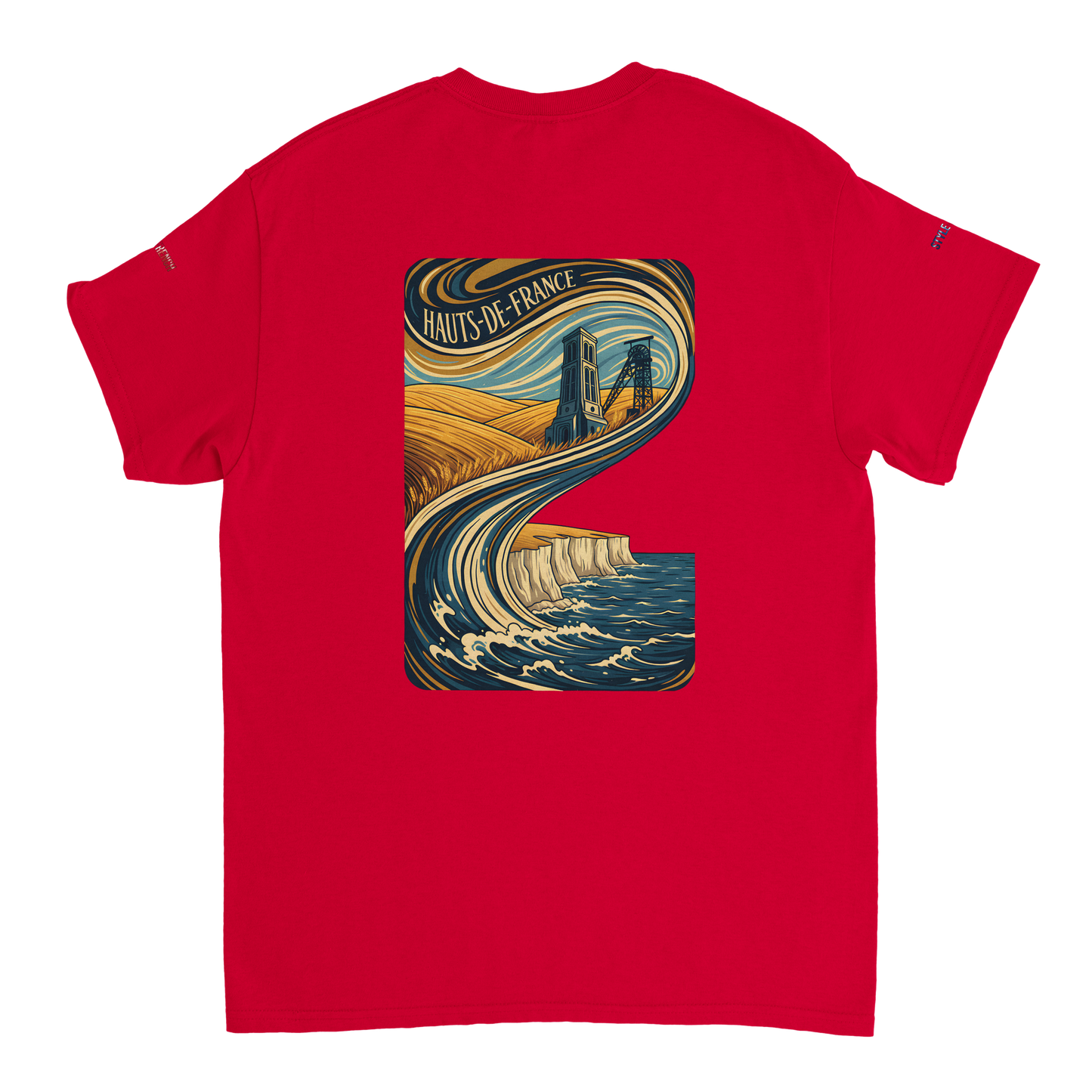 Unisex-T-Shirt Hochwertige Frankreich, dick, Rundhals | Gildan® 5000