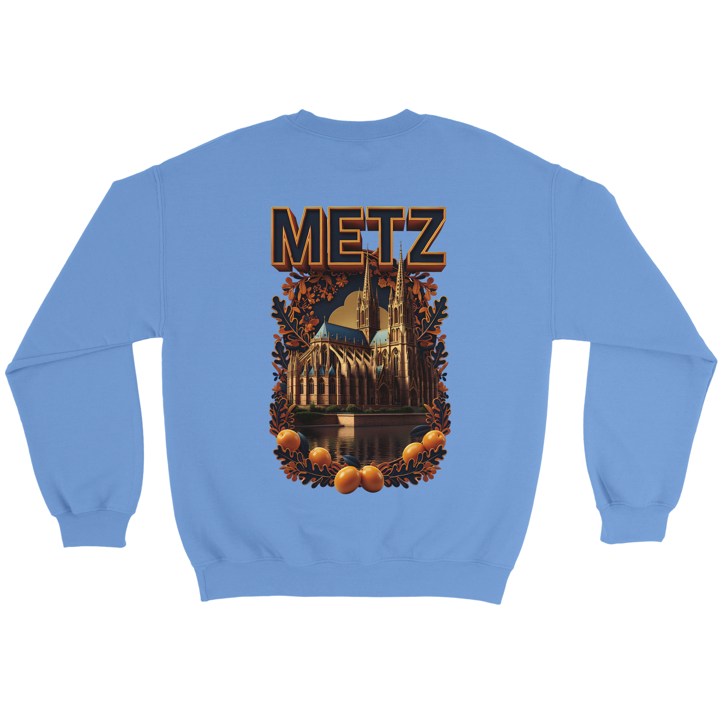 Unisex Sweatshirt Metz France City Classic Crewneck | Gildan® 18000