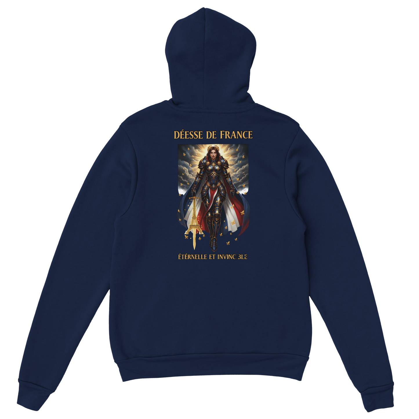 Damen-Kapuzenpullover „French Goddess“ im klassischen French-Stil | Gildan® 18500