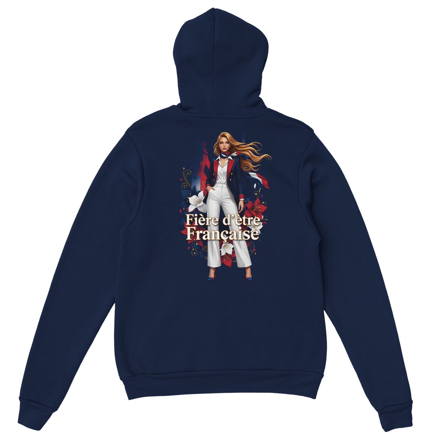 Sweat à capuche fière d'être française   – Doux, chaud et confortable pour l'hiver