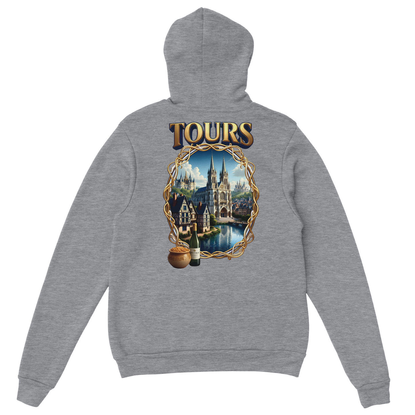 Unisex Tours city of France classic hoodie | Gildan® 18500