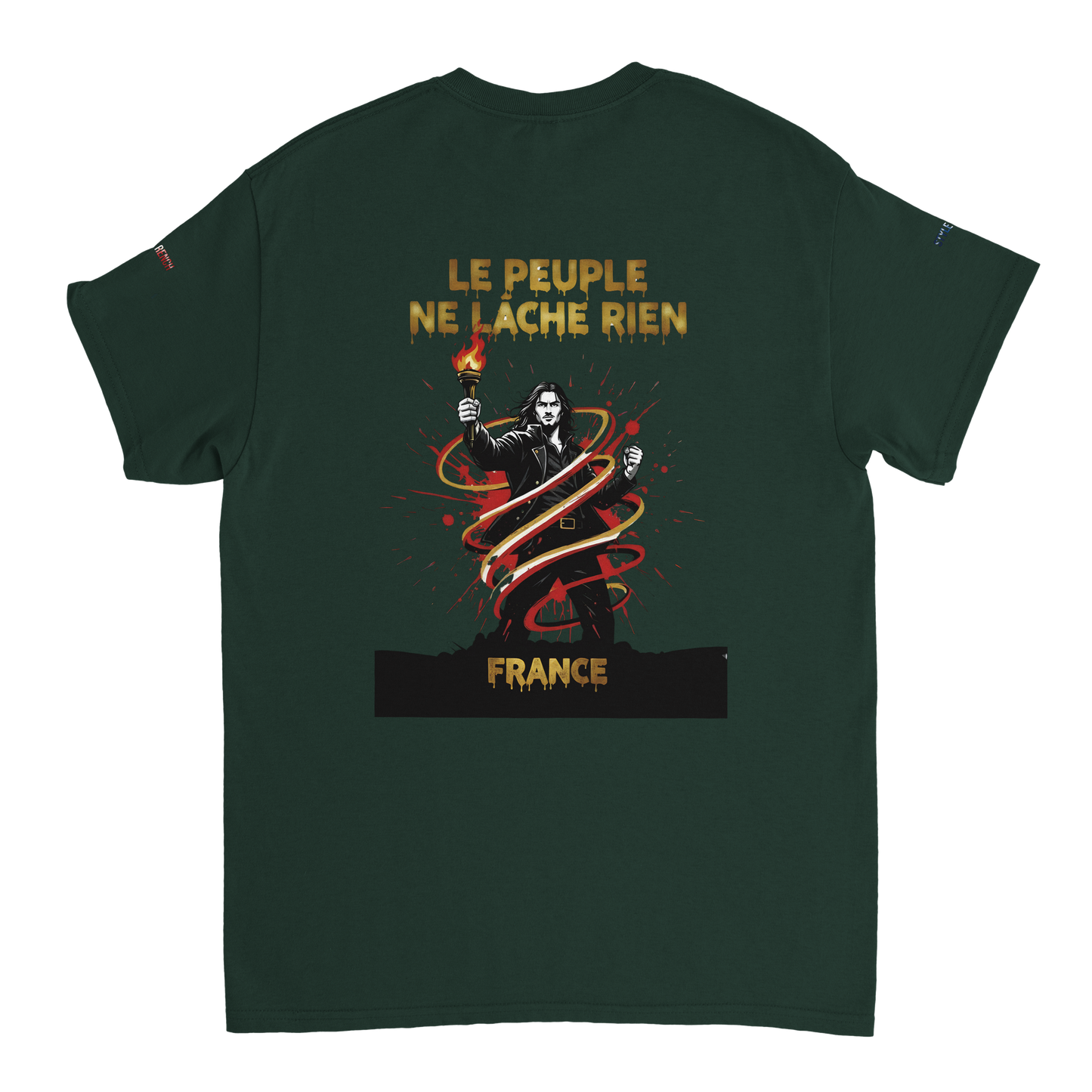 T-shirt Homme Le Peuple Ne Lâche Rien - Coton Premium