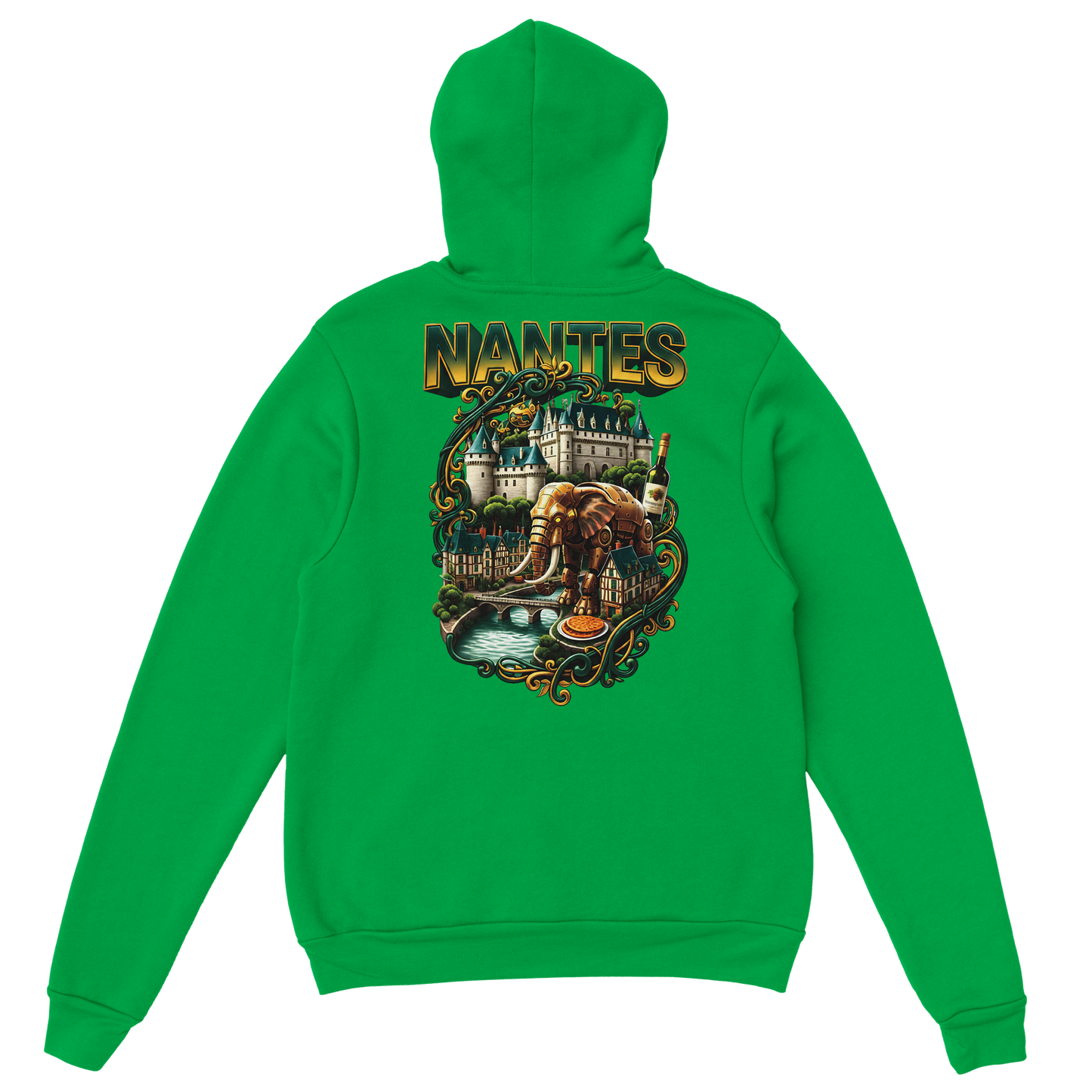 Unisex-Kapuzenpullover Nantes Stadt Frankreich klassisch | Gildan® 18500