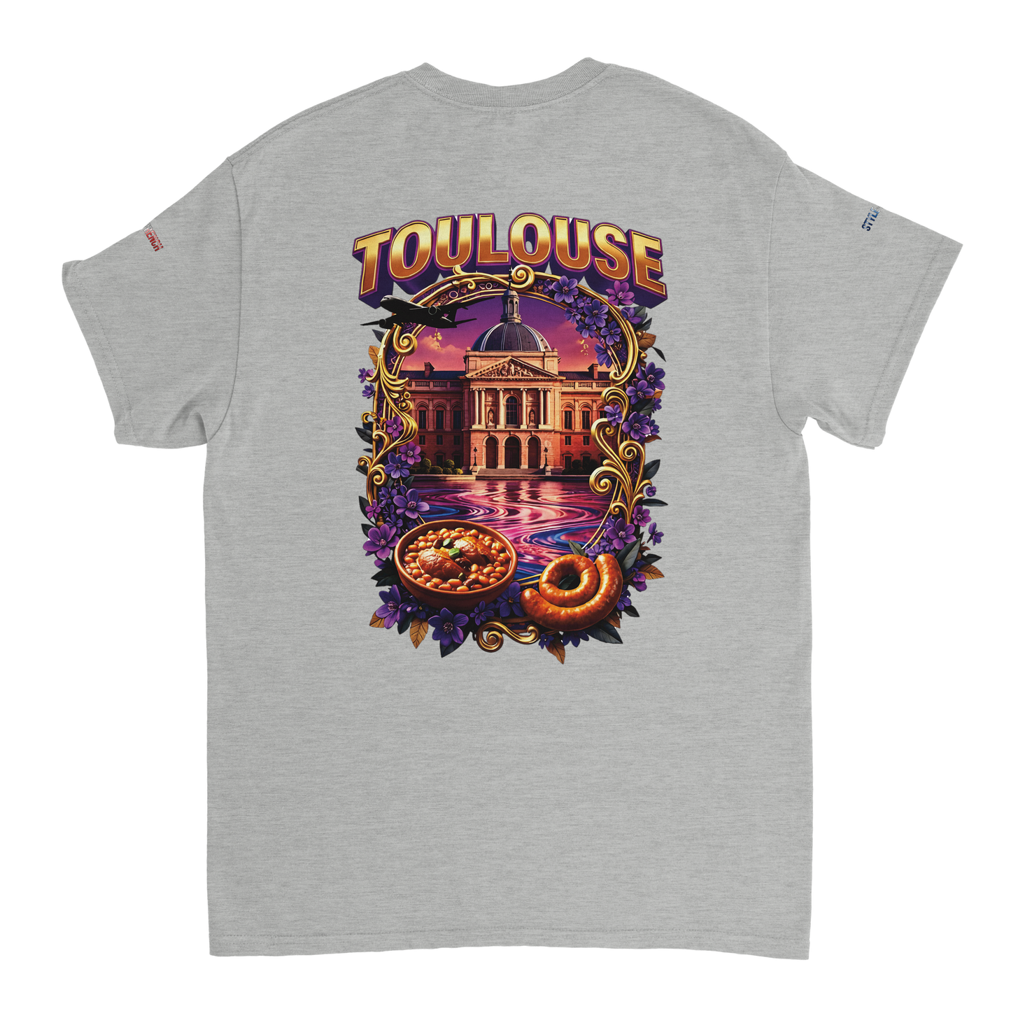 - Unisex Toulouse city of France heavy crewneck t-shirt | Gildan® 5000
