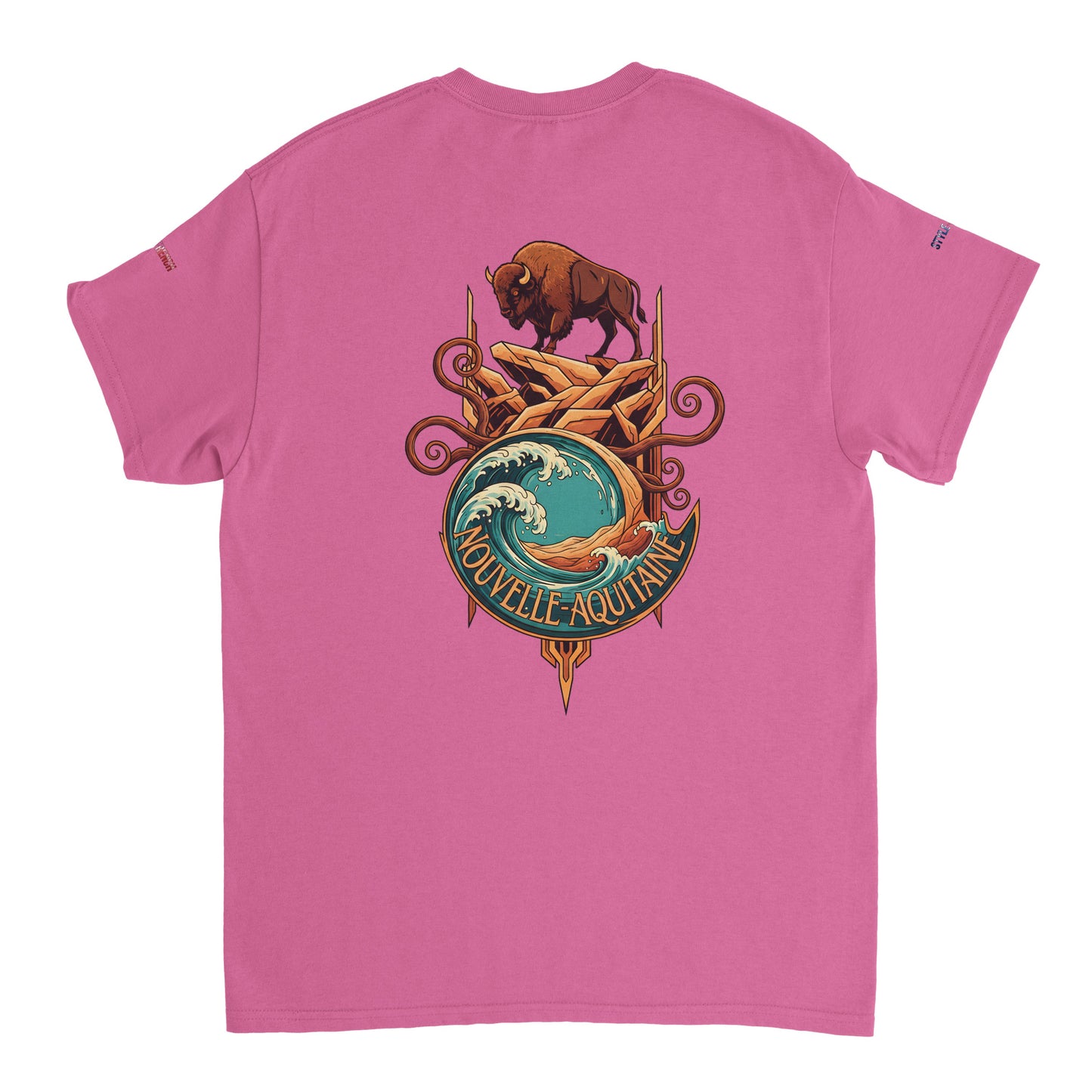 T-Shirt Neu-Aquitanien, dick, Rundhalsausschnitt | Gildan® 5000