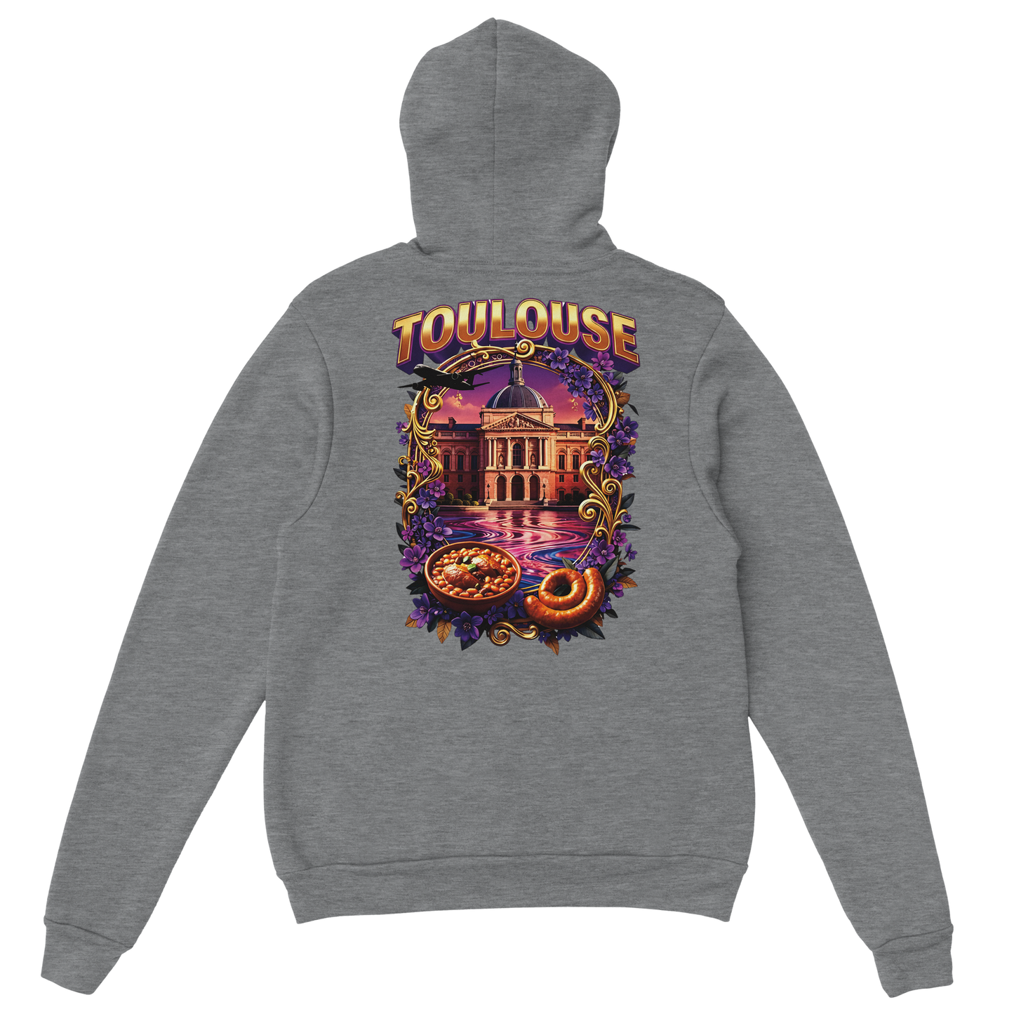 Unisex-Kapuzenpullover Toulouse Stadt Frankreich klassisch | Gildan® 18500