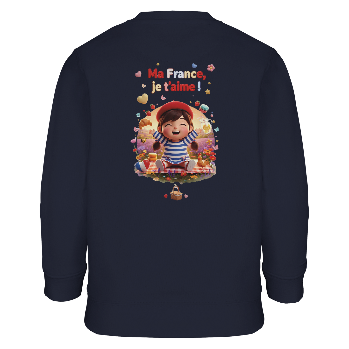 Sweat-shirt Enfant "Ma France Je T'aime" – Confort Écoresponsable