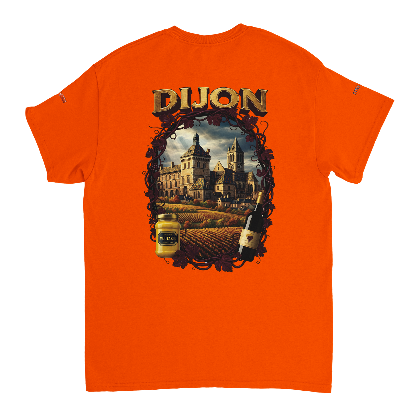 Unisex T-Shirt Dijon Stadt Frankreich dick Rundhals | Gildan® 5000