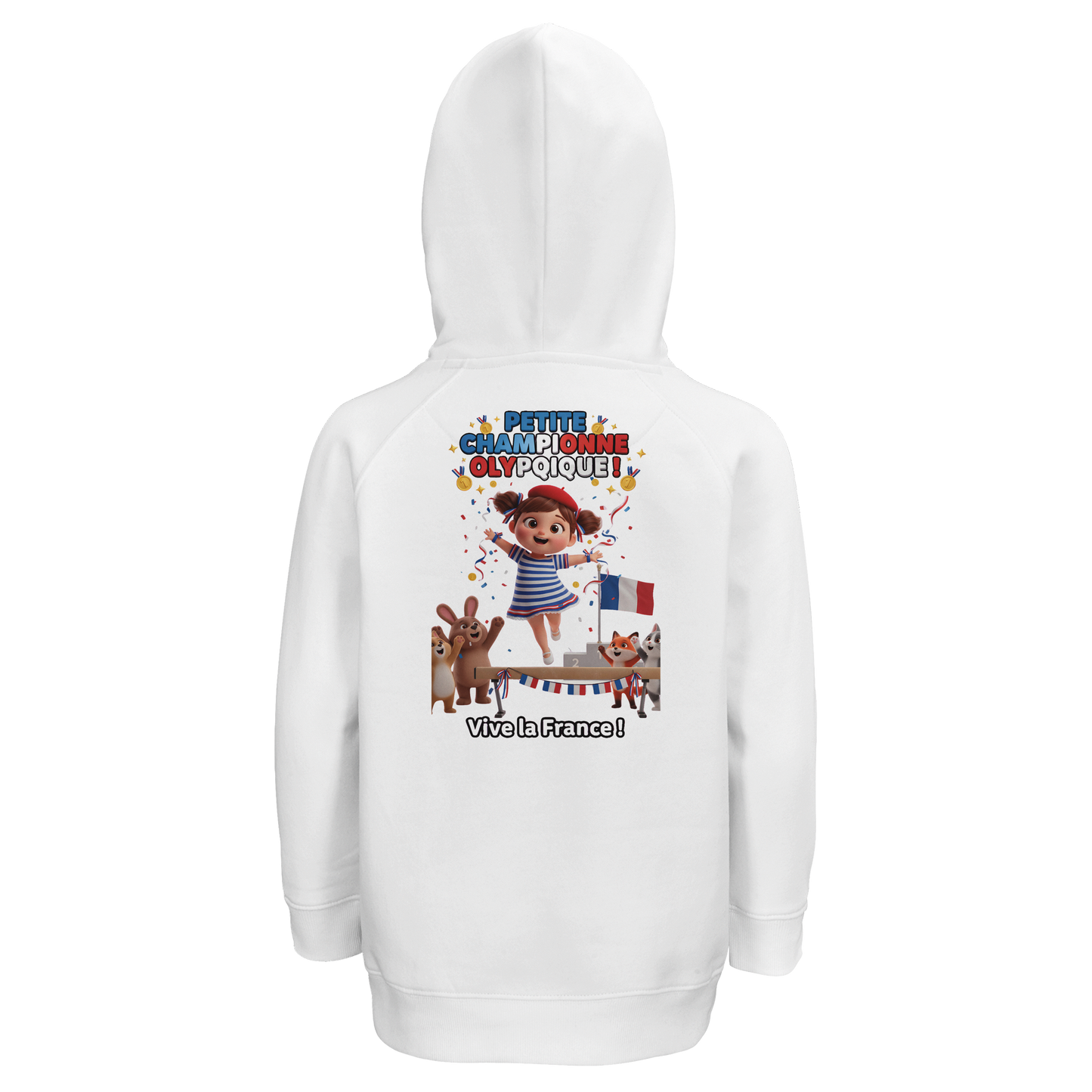 Girls' hooded sweatshirt little Olympic champion organic | SOL'S Stellar Kids 03576
