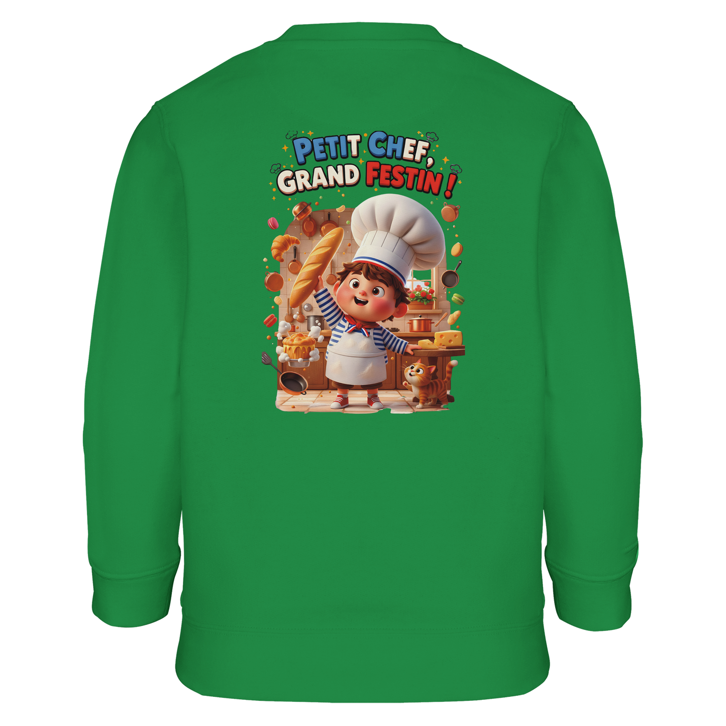 Boys' Little Chef Big Feast Recycled Blend Sweatshirt | SOL'S Columbia Kids 04239