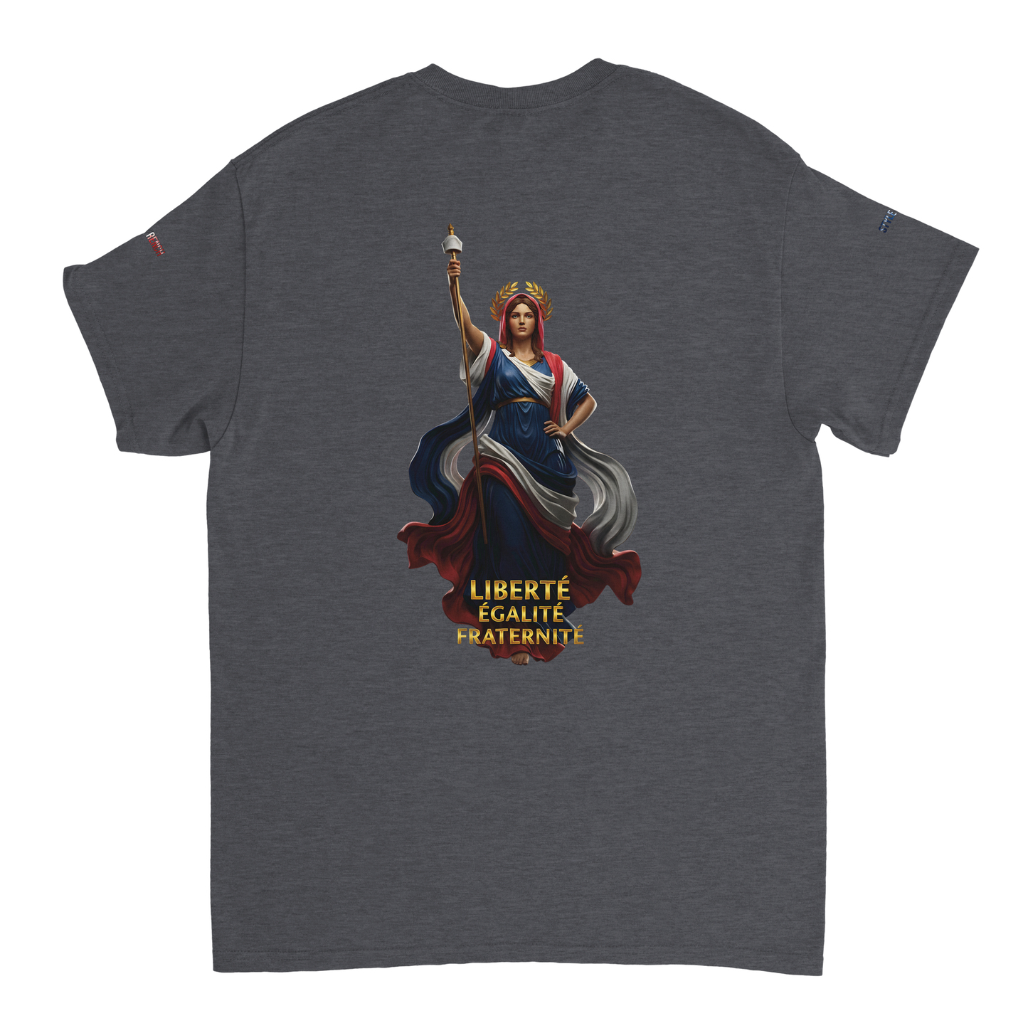 T-Shirt femme  France Patriote   - Coton Premium - Coupe Classique