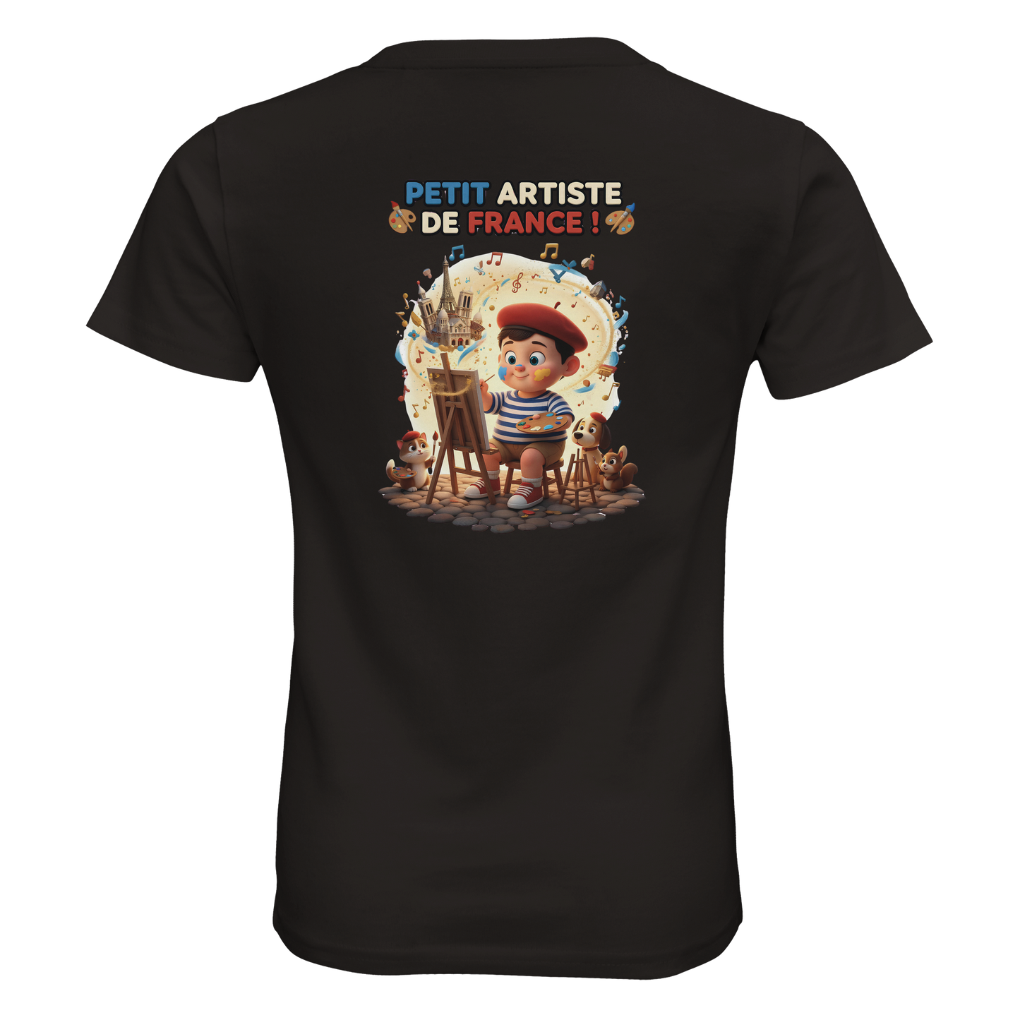 T-Shirt Junge kleiner Künstler aus Frankreich | SOL'S Pioneer Kids 03578
