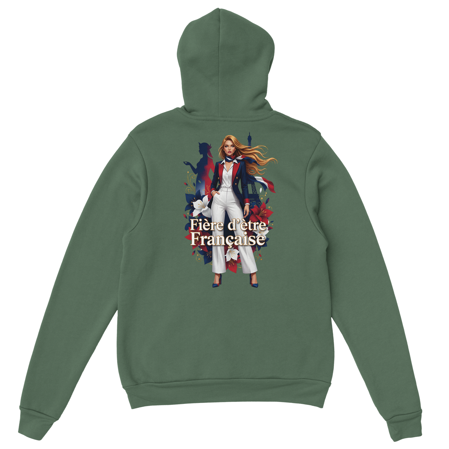 Sweat à capuche fière d'être française   – Doux, chaud et confortable pour l'hiver