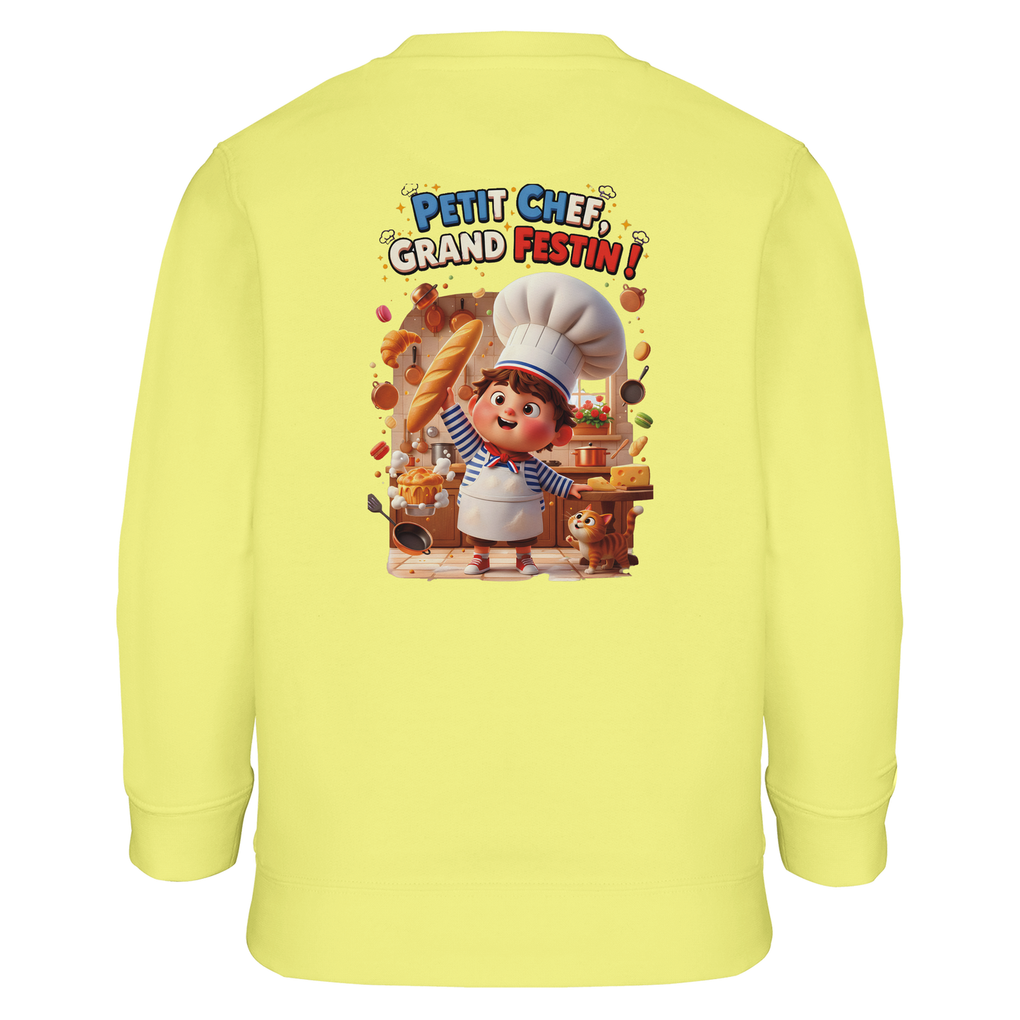 Boys' Little Chef Big Feast Recycled Blend Sweatshirt | SOL'S Columbia Kids 04239