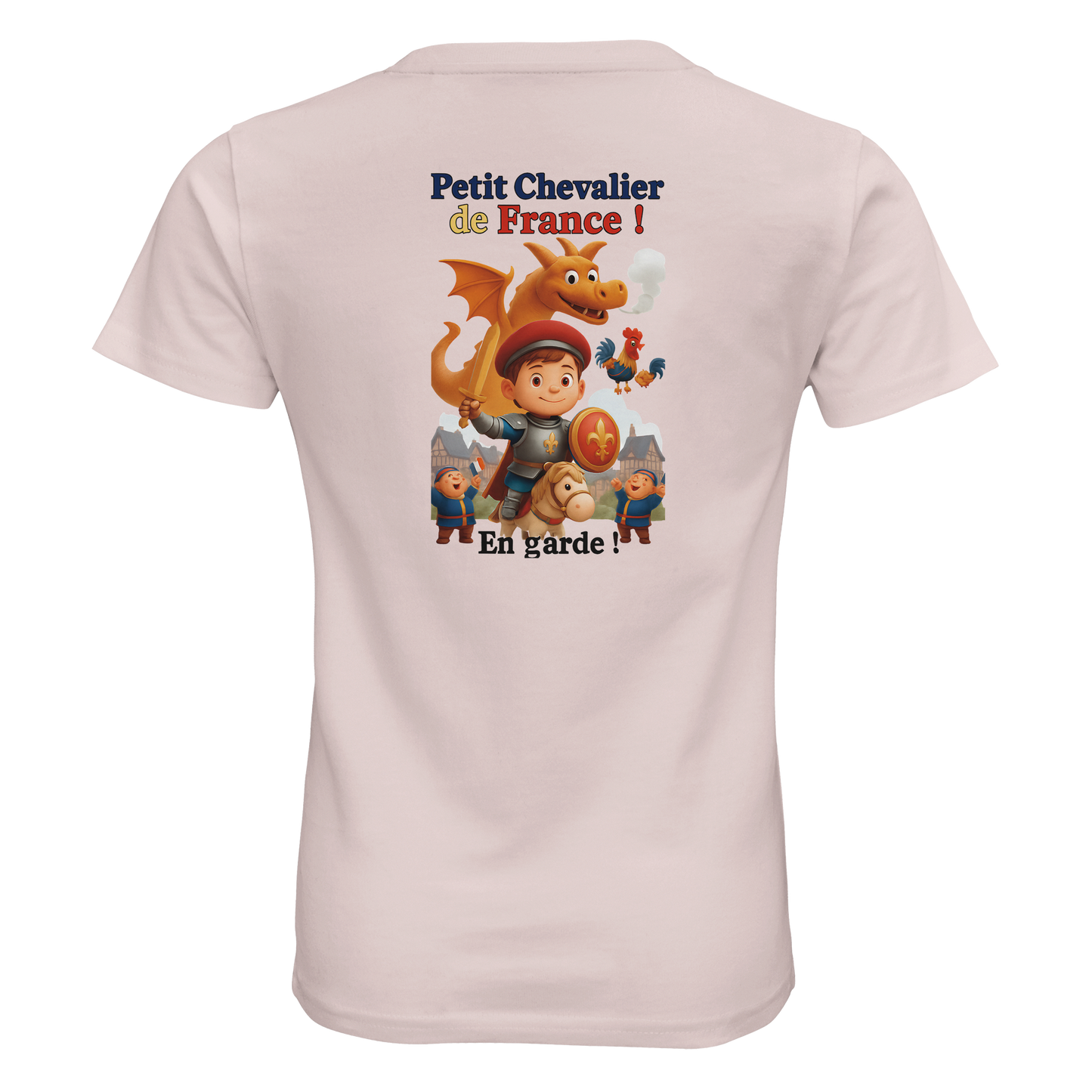 T-Shirt Jungen kleiner Ritter Frankreichs, aus Bio-Baumwolle, schmal geschnitten | SOL'S Pioneer Kids 03578