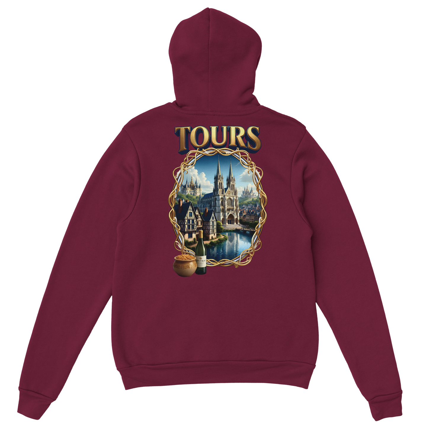Unisex Tours city of France classic hoodie | Gildan® 18500