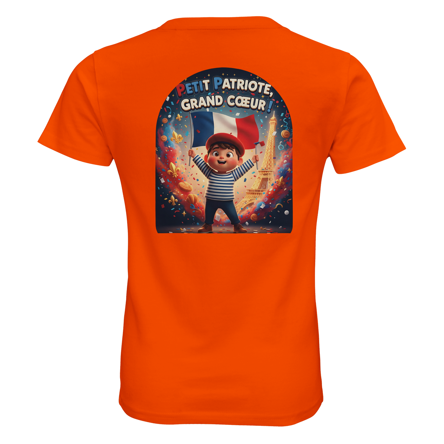 T-shirt Enfant Petit Patriote - Coton Bio Confortable