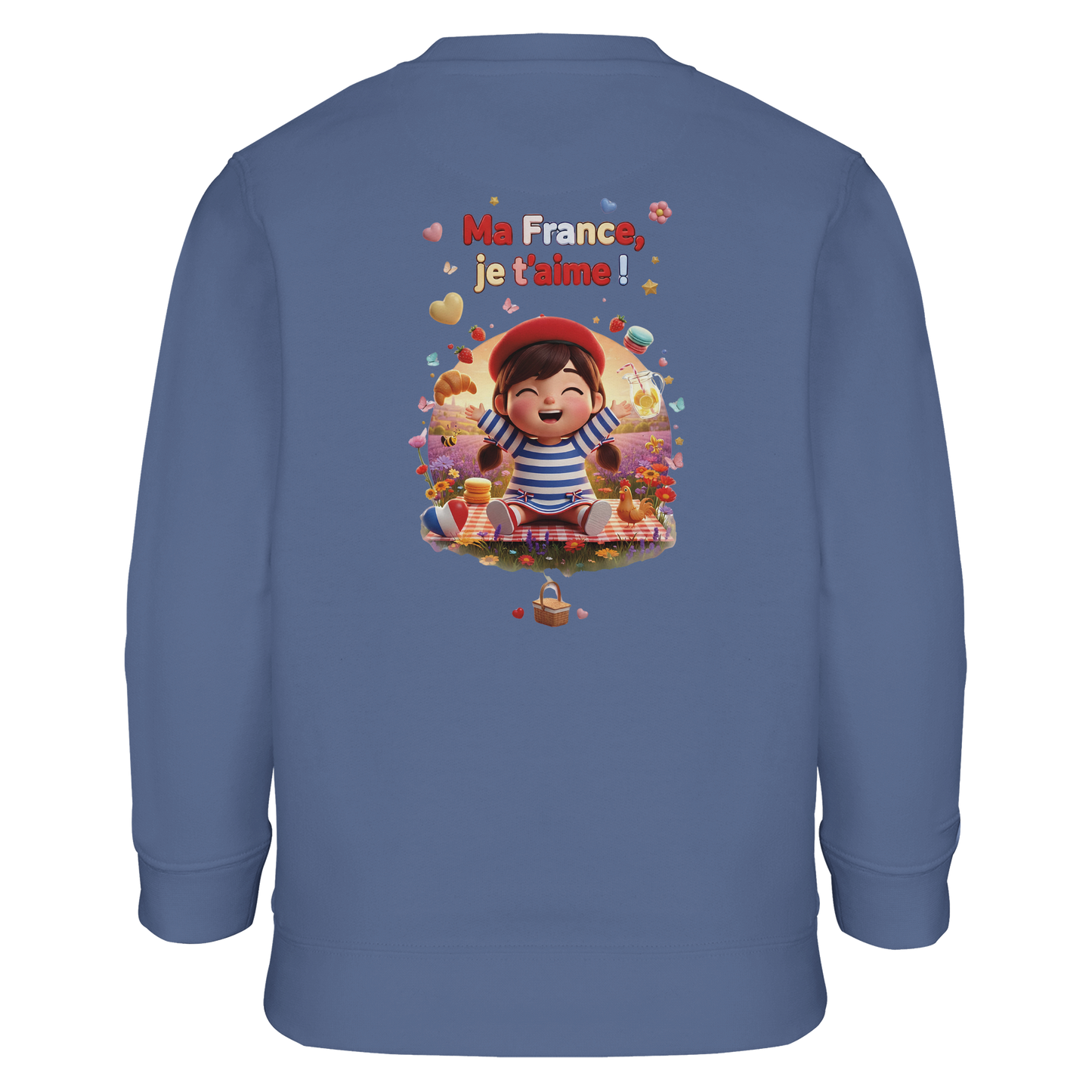 Sweat-shirt Enfant "Ma France Je T'aime" – Confort Écoresponsable